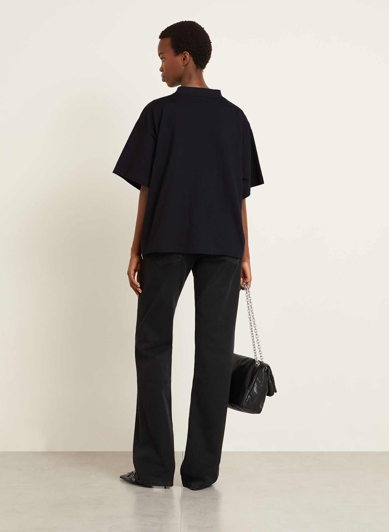 BALENCIAGA T-shirt: CZARNY