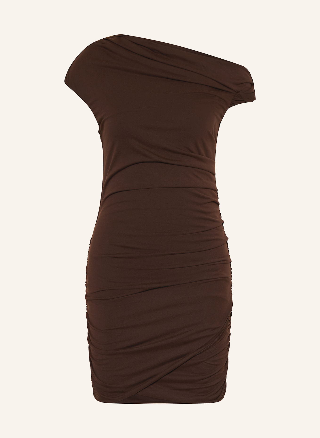 REISS Kleid CERES: DUNKELBRAUN