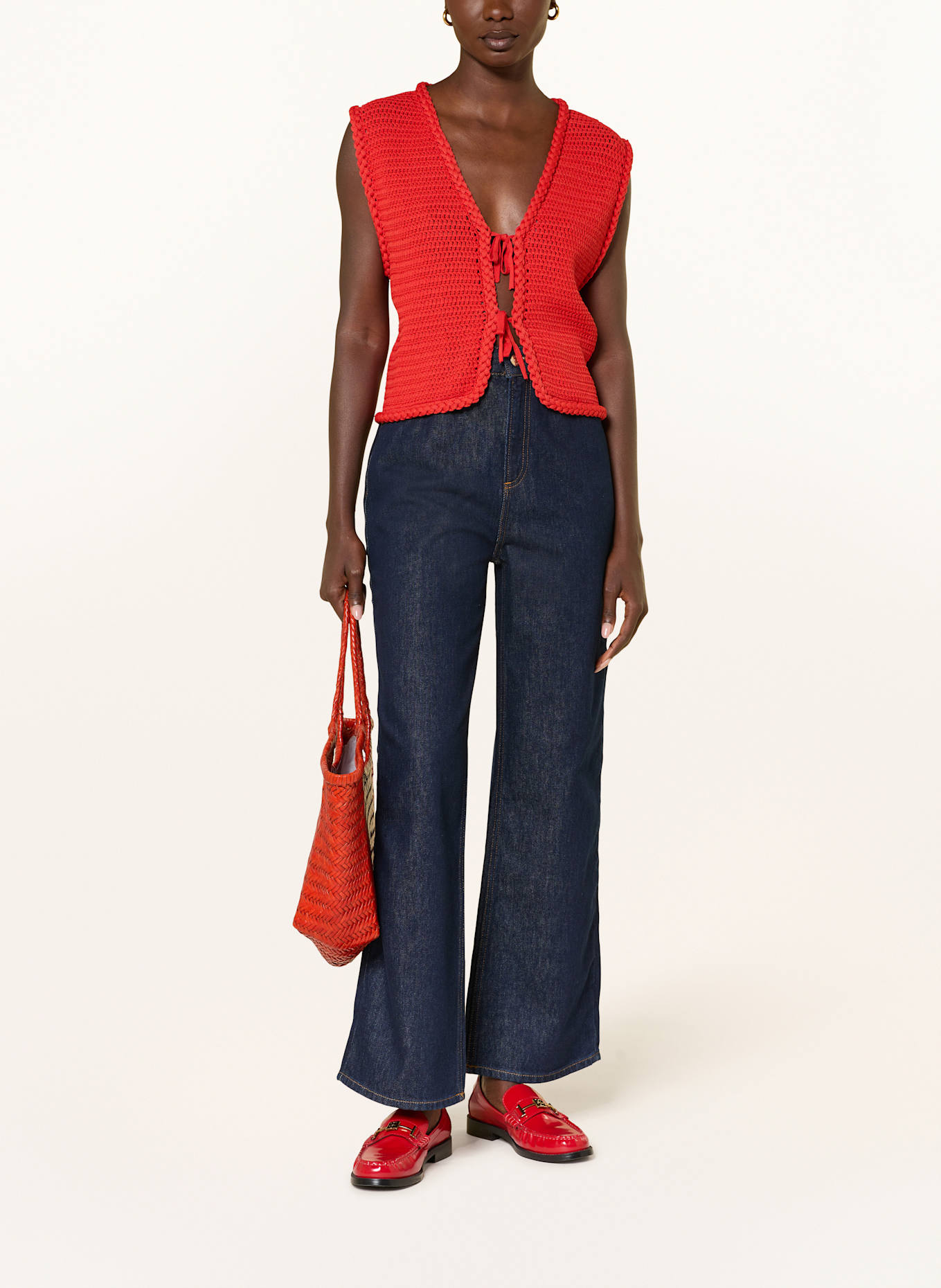 CLAUDIE PIERLOT Jeansy flare ULTRA HIGH RISE JO: Dodano do koszyka