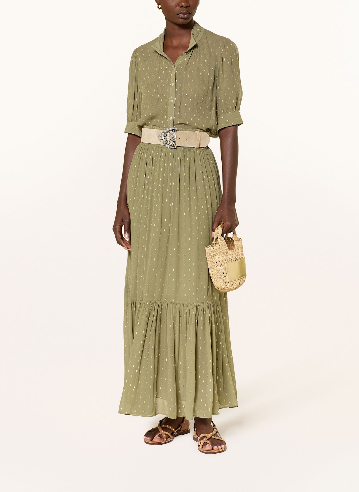 ba&sh Rock MAGDA: KHAKI