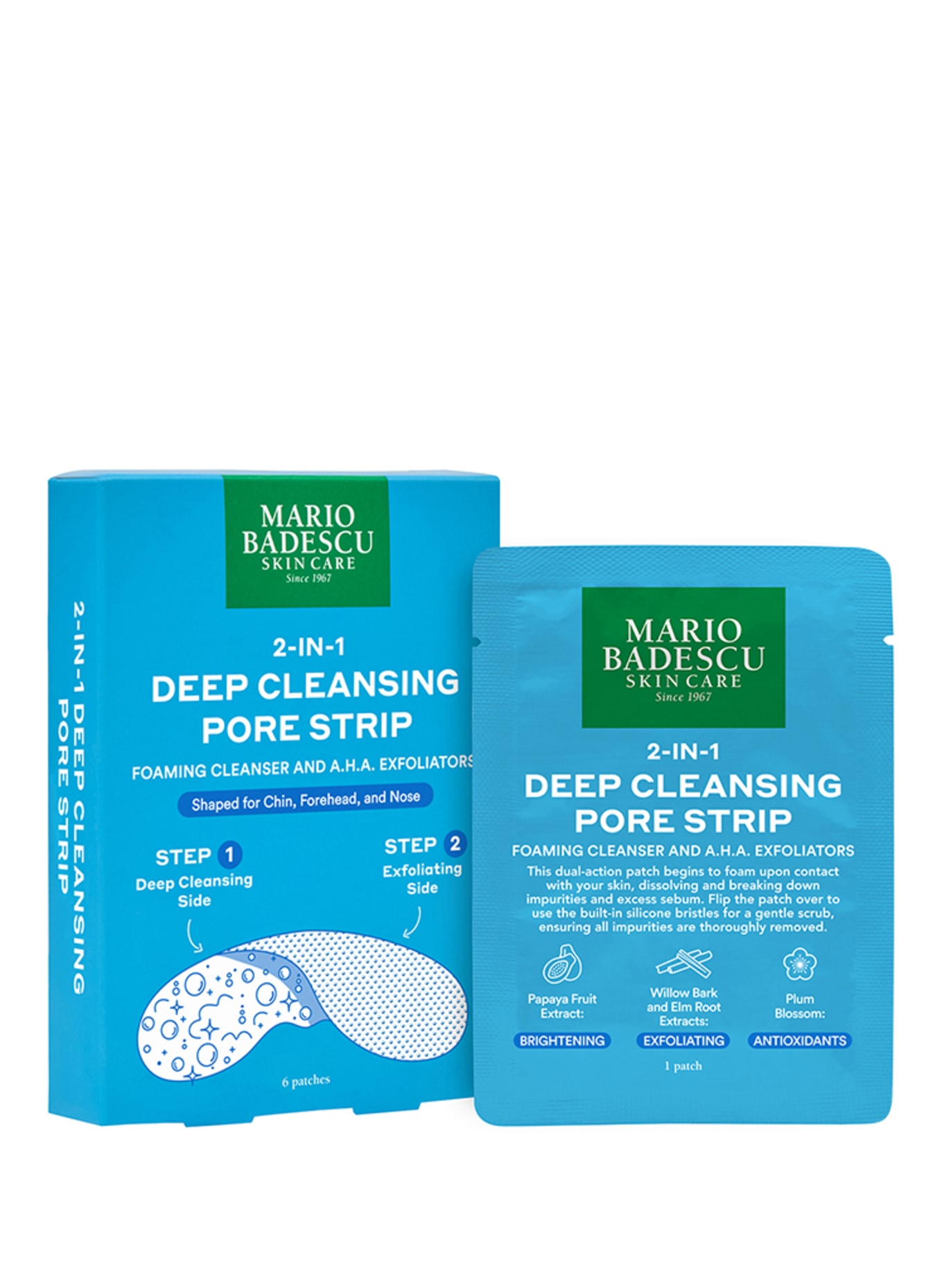 MARIO BADESCU 2-IN-1 DEEP CLEANSING PORE STRIP