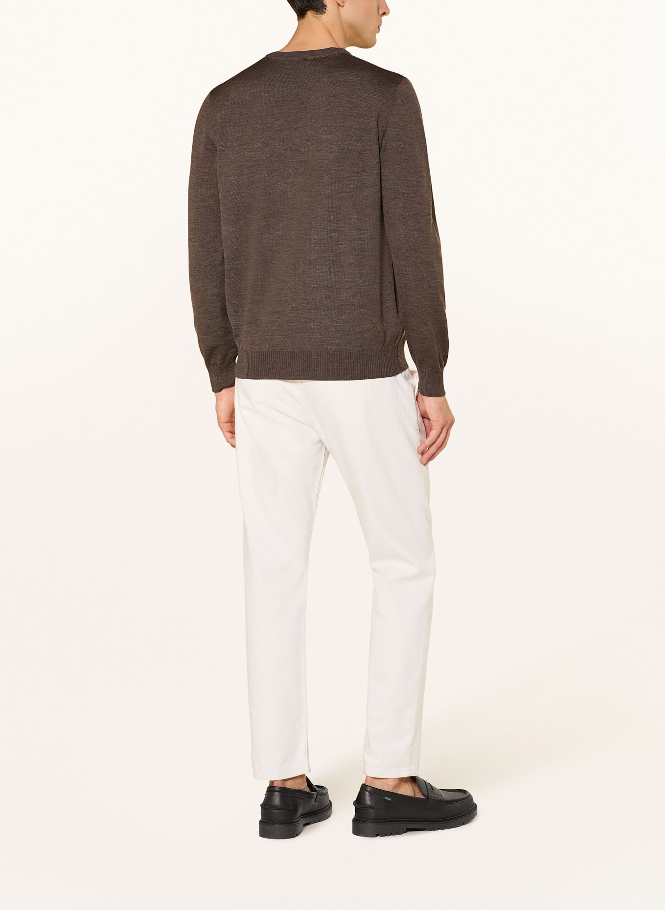 MAERZ MUENCHEN Pullover: DUNKELBRAUN