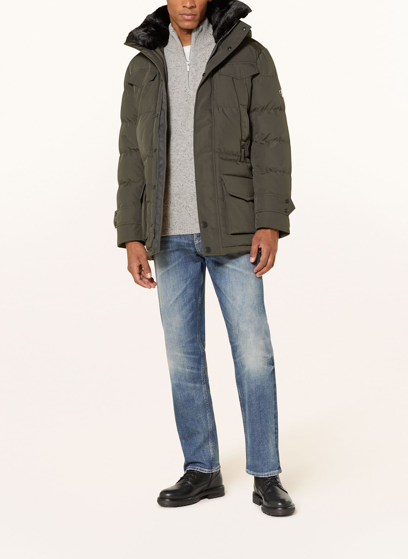 WELLENSTEYN Parka SEAMASTER: KHAKI