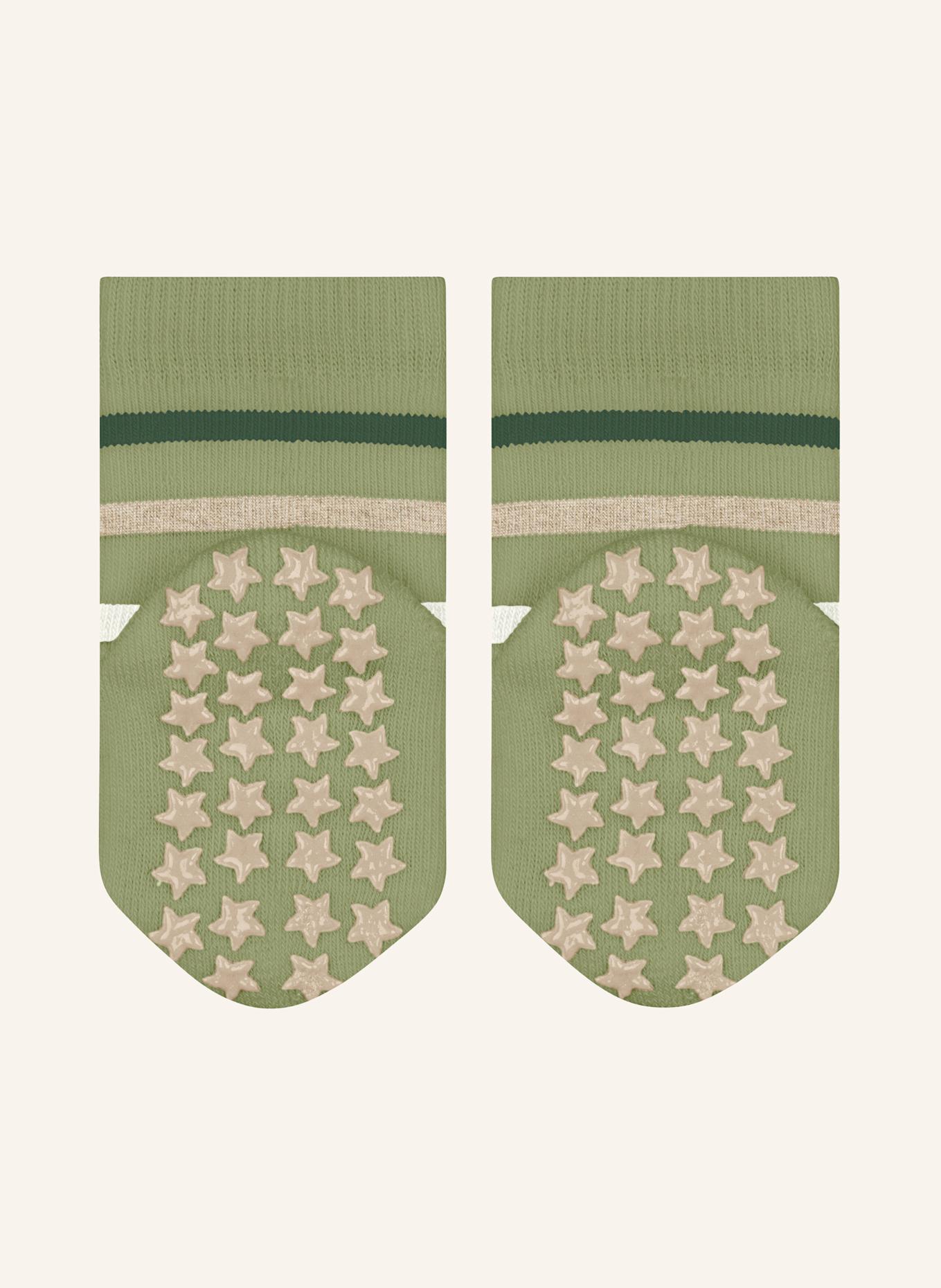 FALKE Stoppersocken MULTI STRIPE: 7084 FERNGREEN