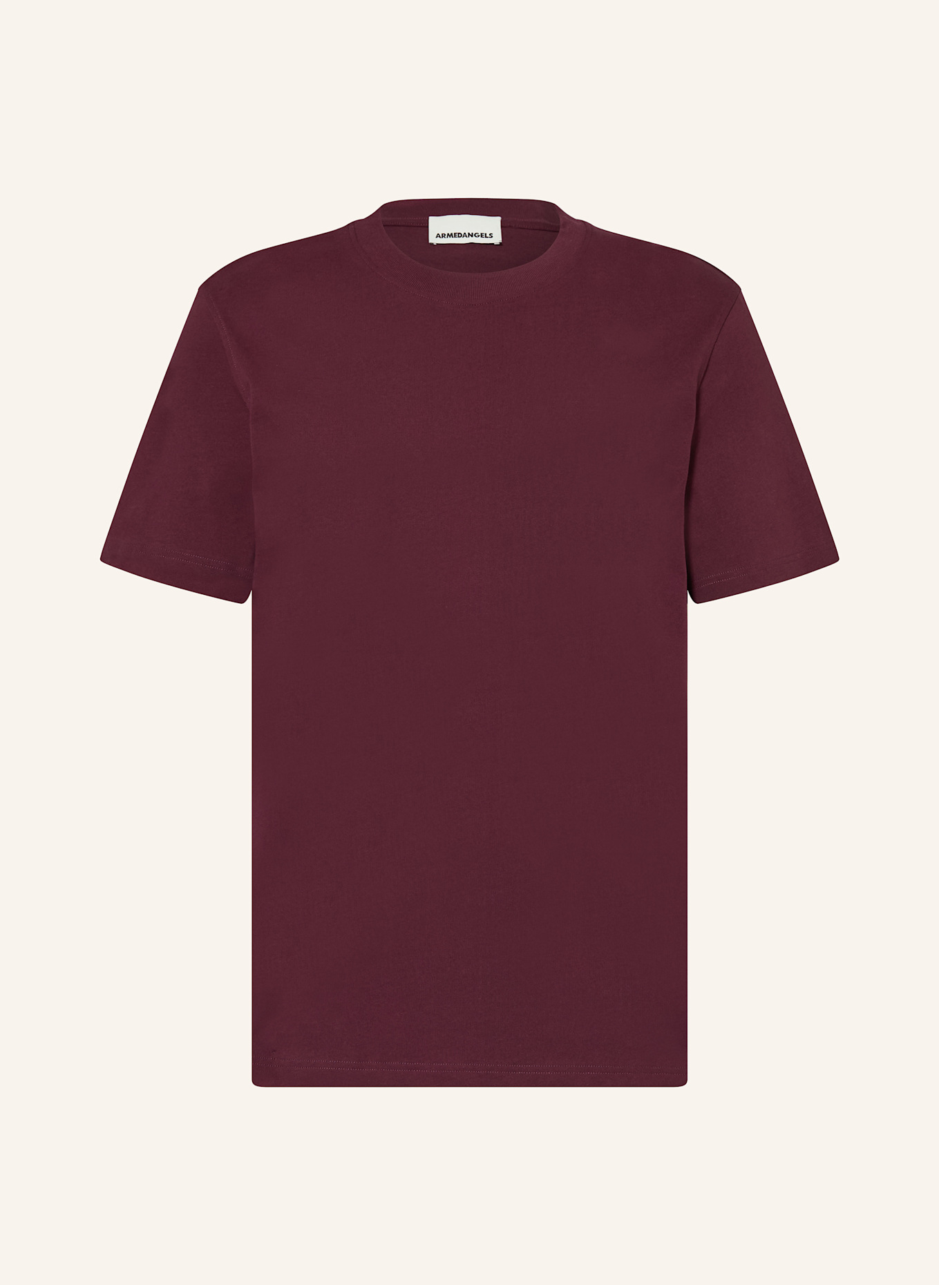 ARMEDANGELS T-Shirt MAARKUS: DUNKELROT