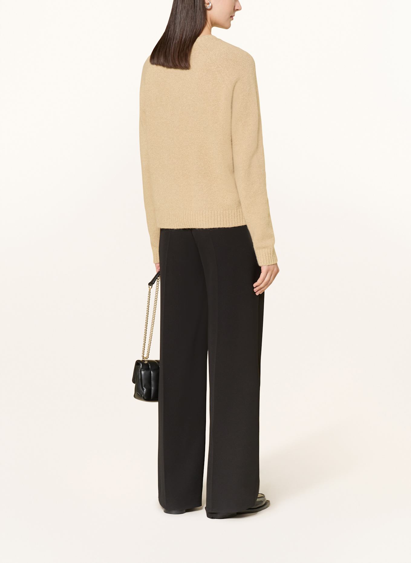 BOSS Pullover FEBISAN mit Alpaka: BEIGE