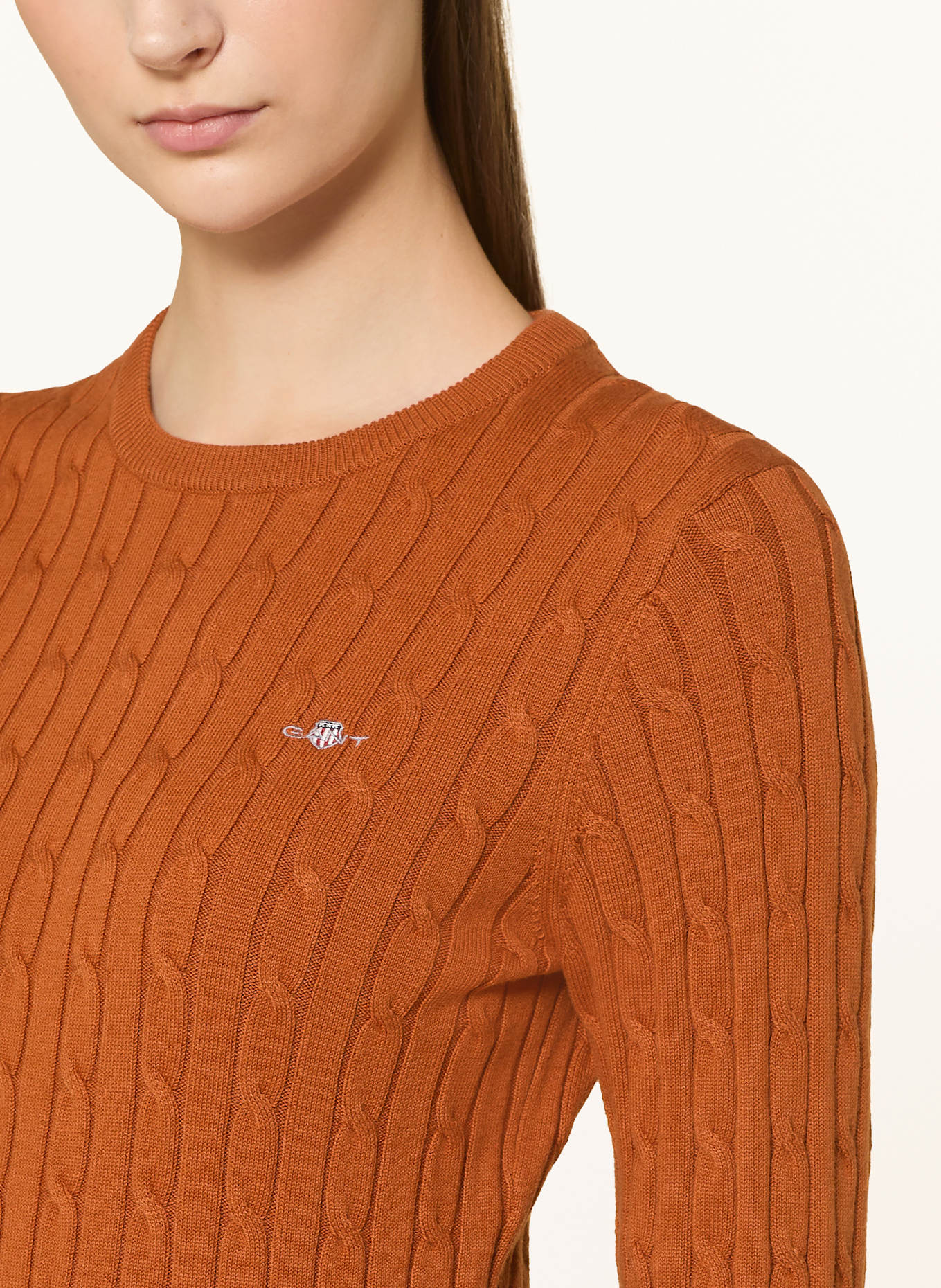 GANT Pullover: DUNKELORANGE