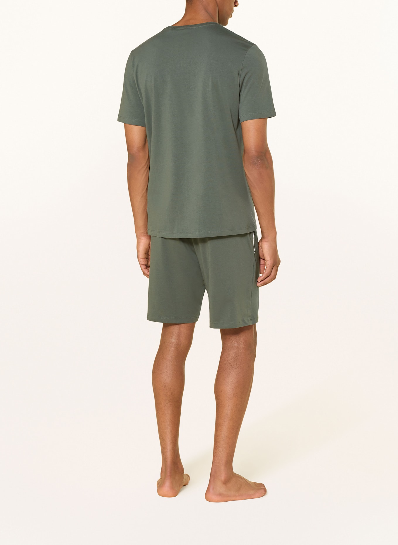 BOSS Lounge-Shorts MIX&MATCH: DUNKELGRÜN
