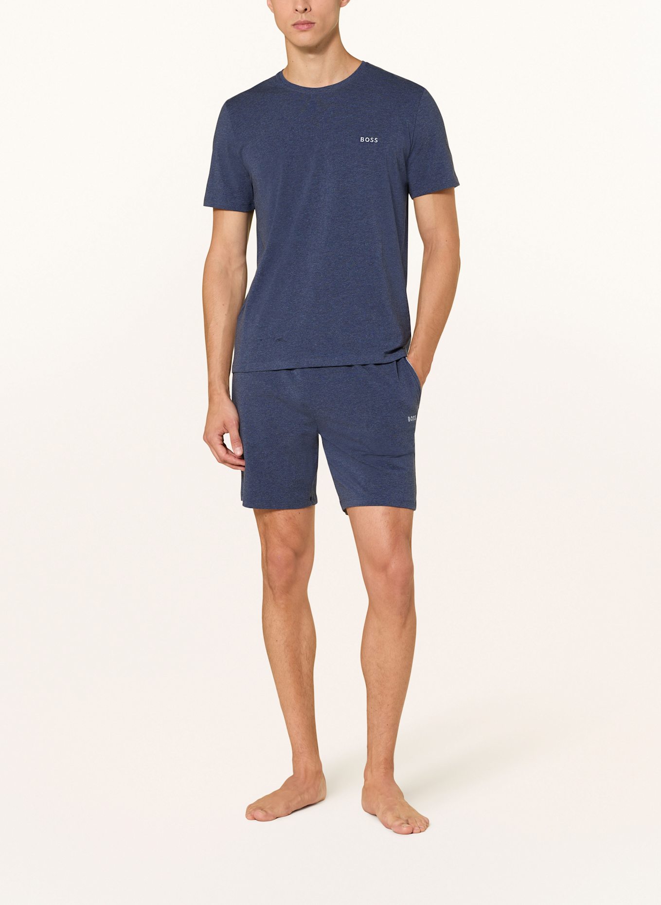 BOSS Lounge-Shorts MIX&MATCH: DUNKELBLAU