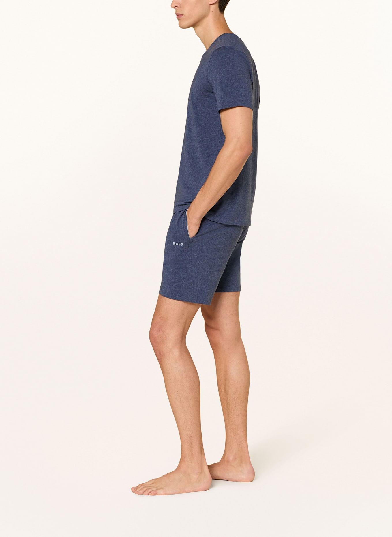 BOSS Lounge-Shorts MIX&MATCH: DUNKELBLAU