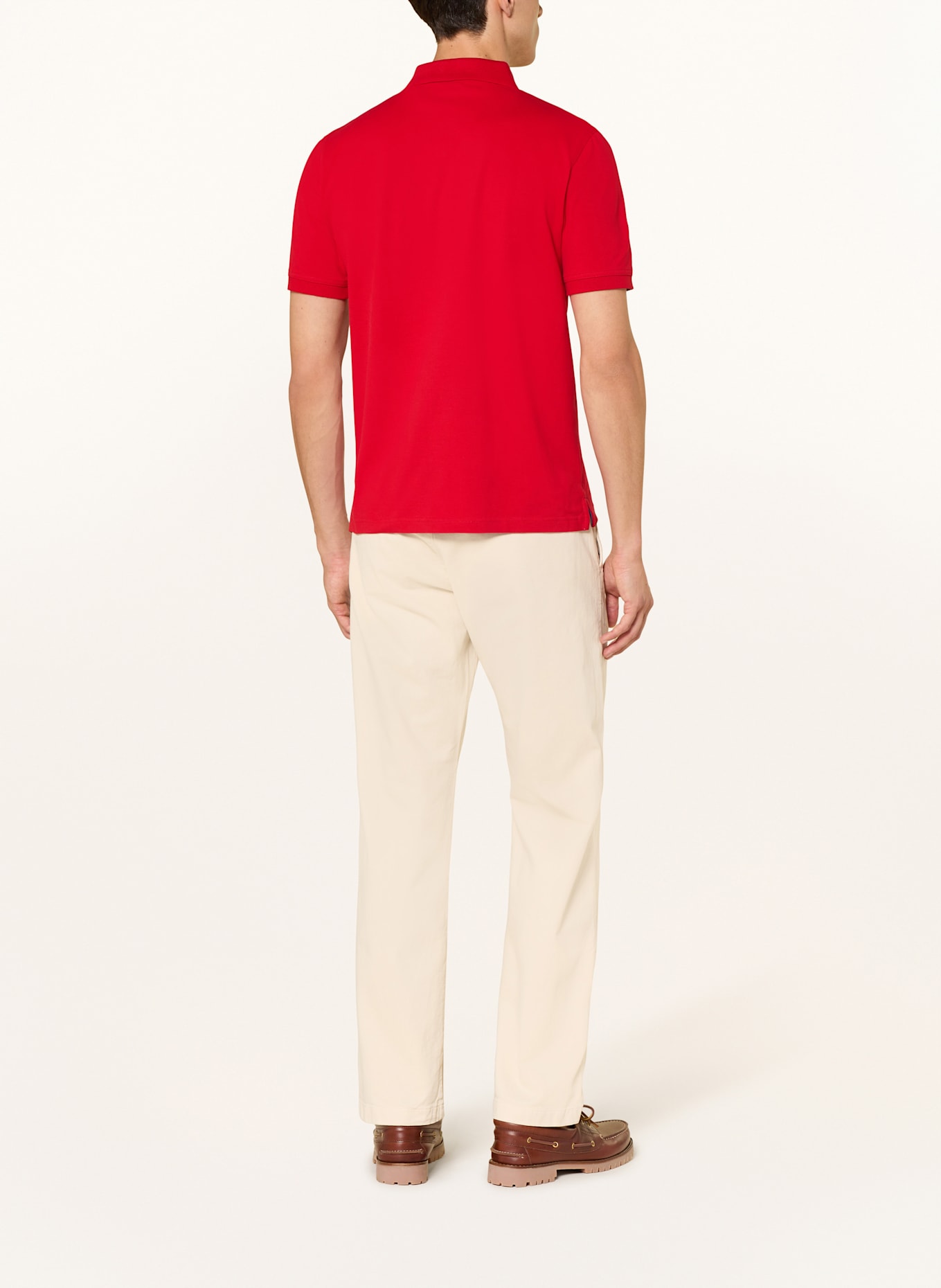 GANT Piqué-Poloshirt: ROT
