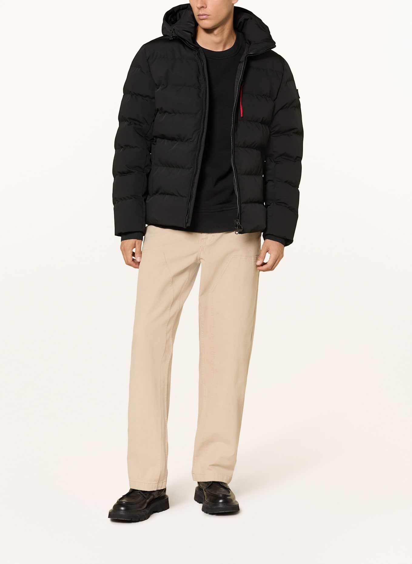 WELLENSTEYN Steppjacke BLACKBIRD mit DUPONT™ SORONA®-Isolierung: SCHWARZ