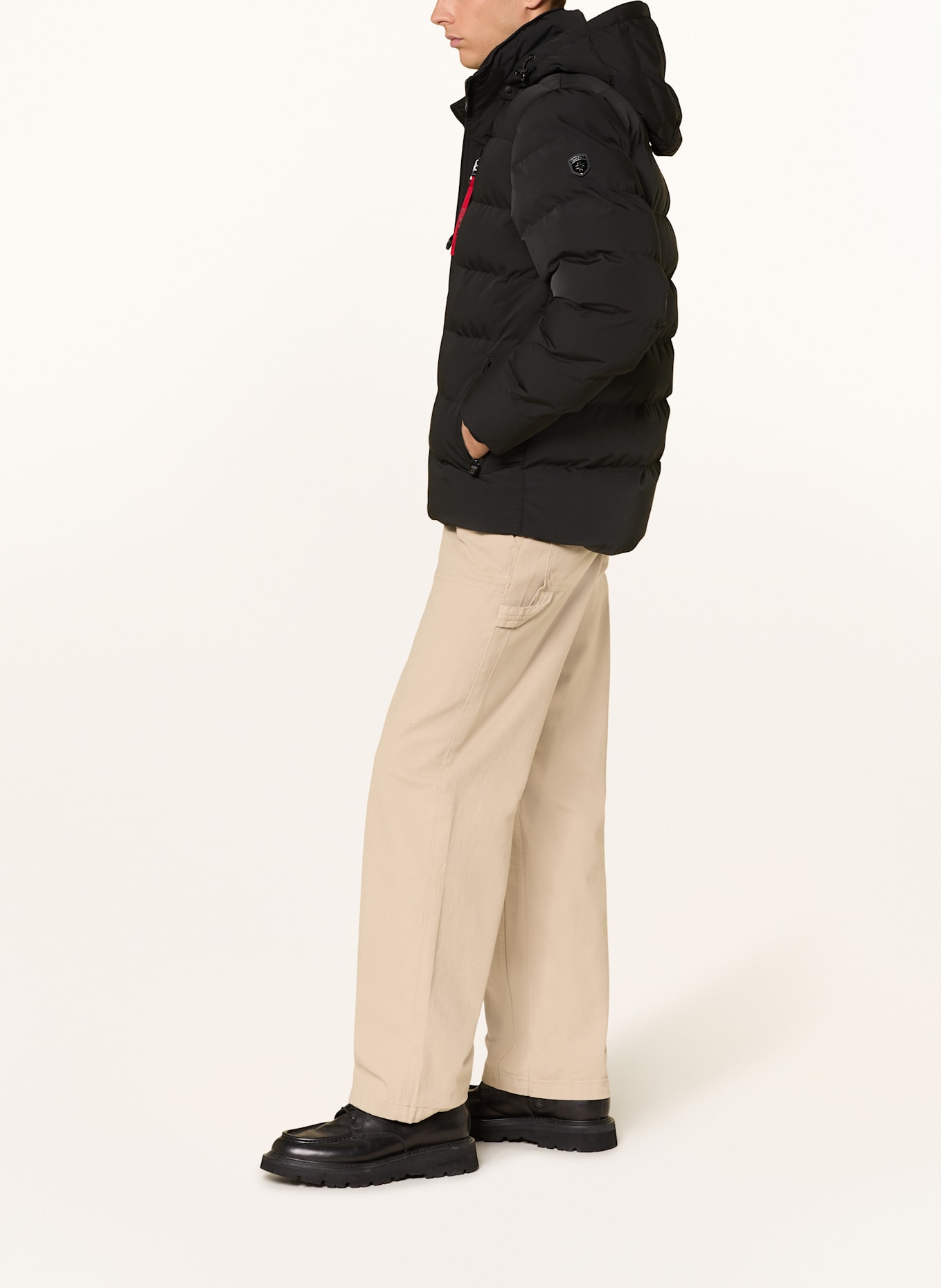 WELLENSTEYN Steppjacke BLACKBIRD mit DUPONT™ SORONA®-Isolierung: SCHWARZ
