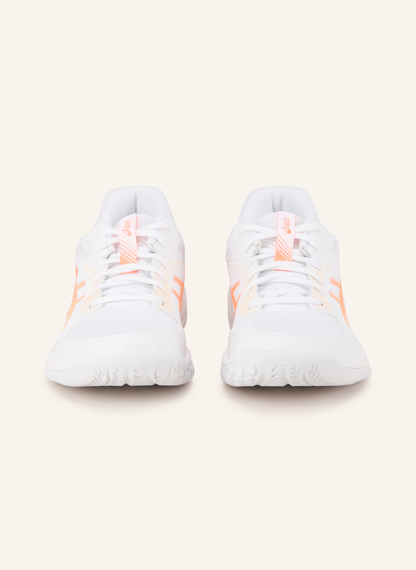 ASICS GEL-TASK 4 indoor shoes: WHITE/ ORANGE