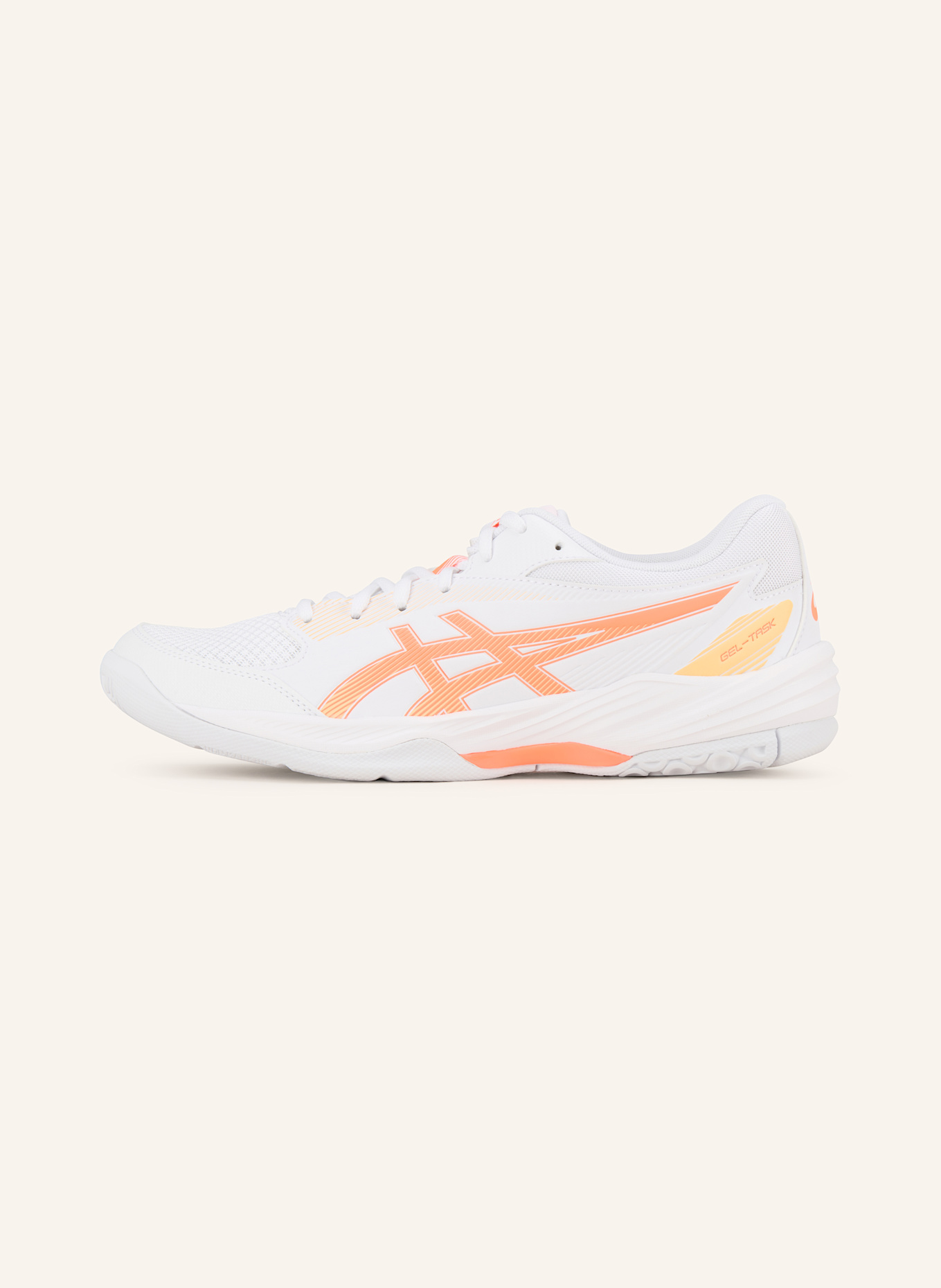 ASICS GEL-TASK 4 indoor shoes: WHITE/ ORANGE