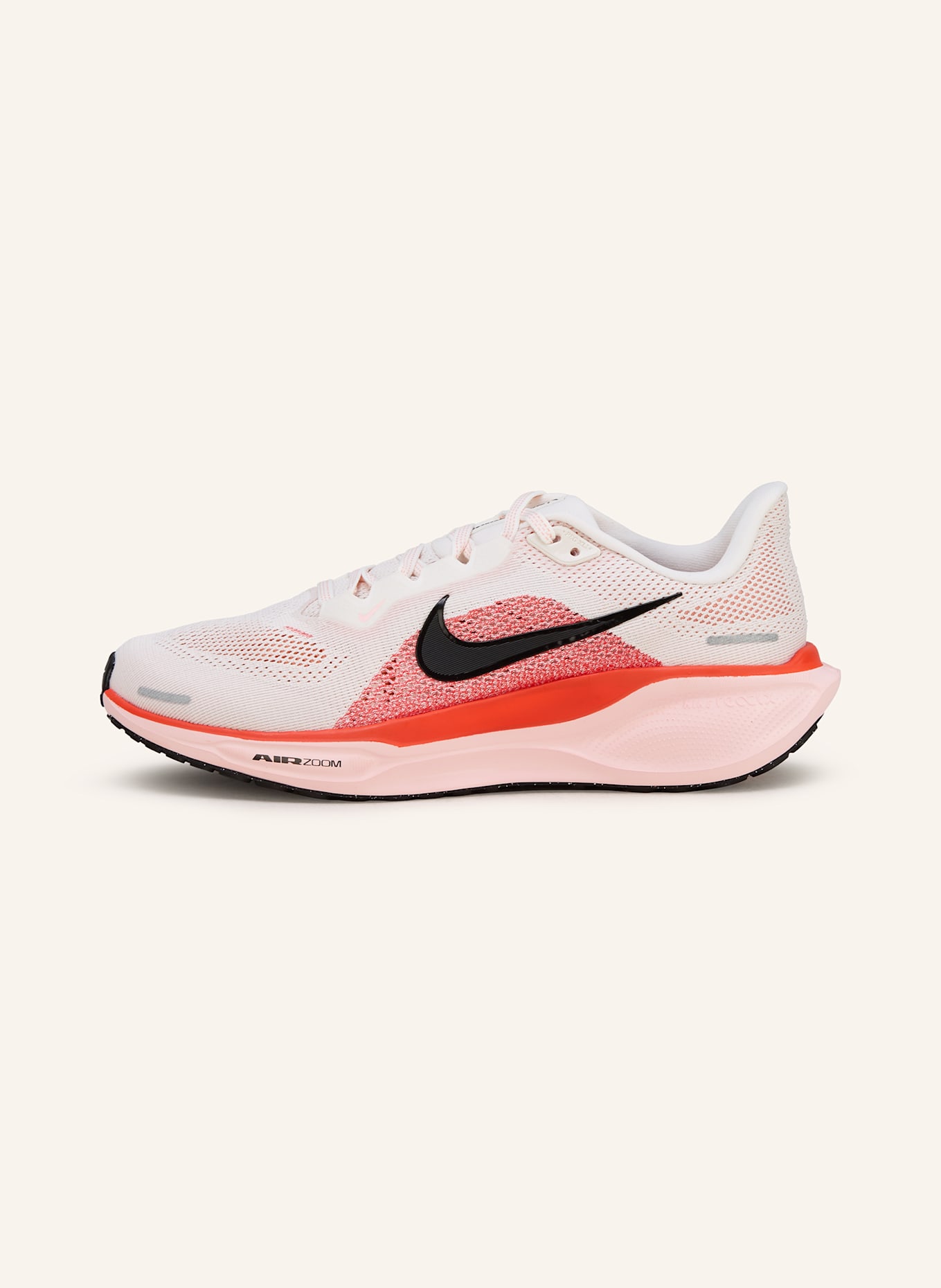 Nike Laufschuhe PEGASUS 41: ECRU/ ROT/ SCHWARZ