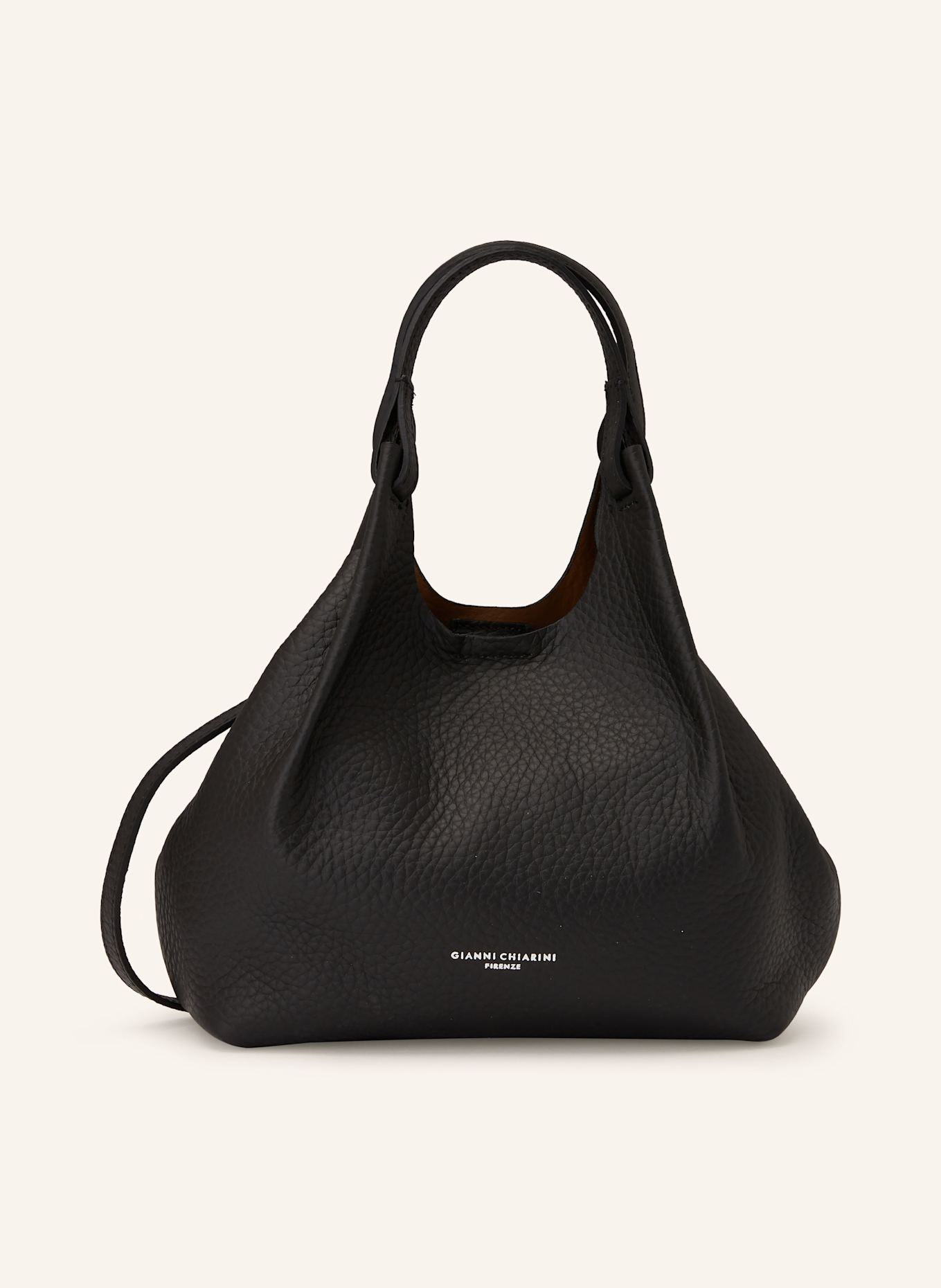 GIANNI CHIARINI Handtasche DUA MEDIUM mit Pouch: SCHWARZ