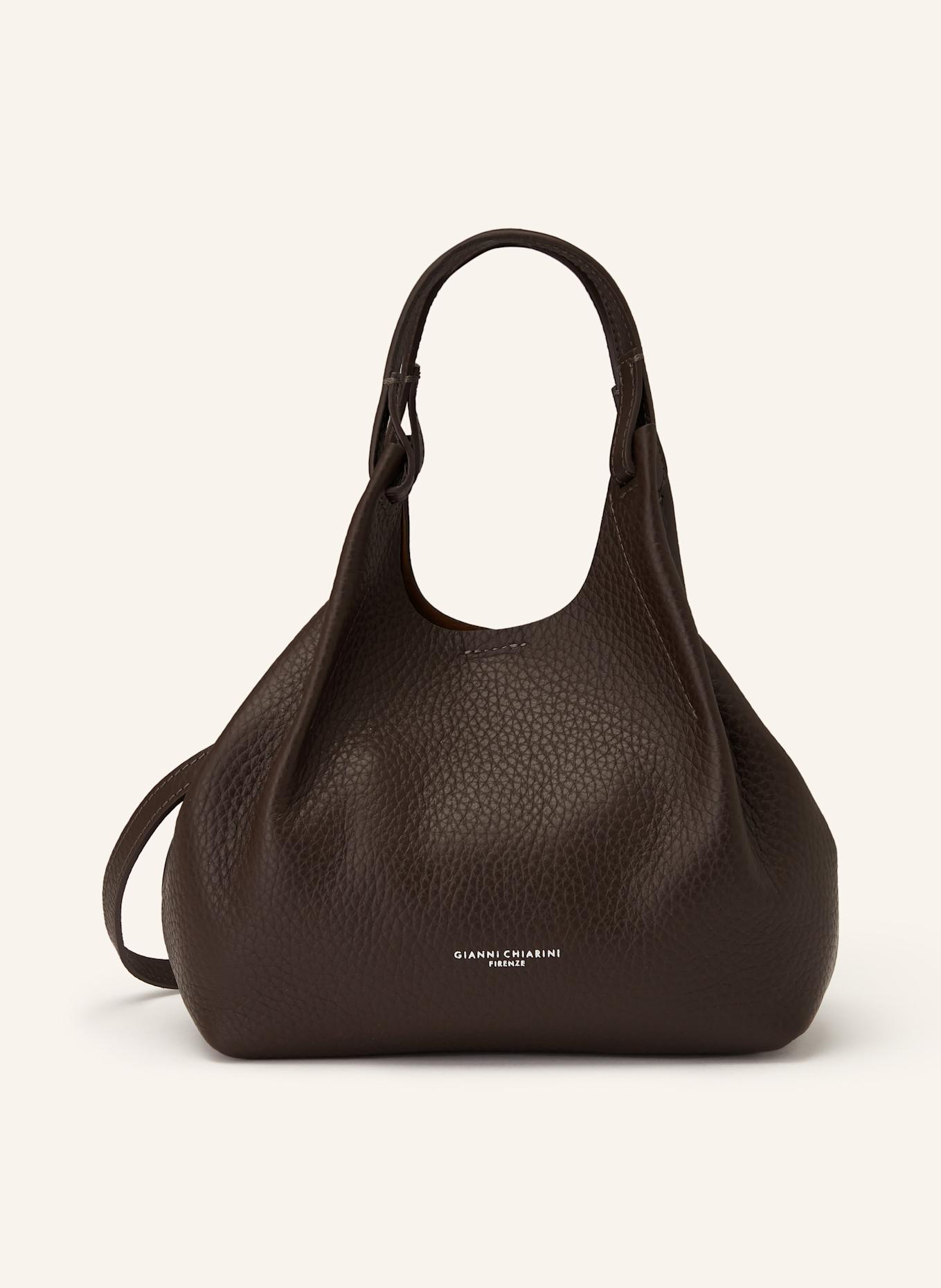 GIANNI CHIARINI Torebka DUA MEDIUM z saszetką: BRĄZOWY