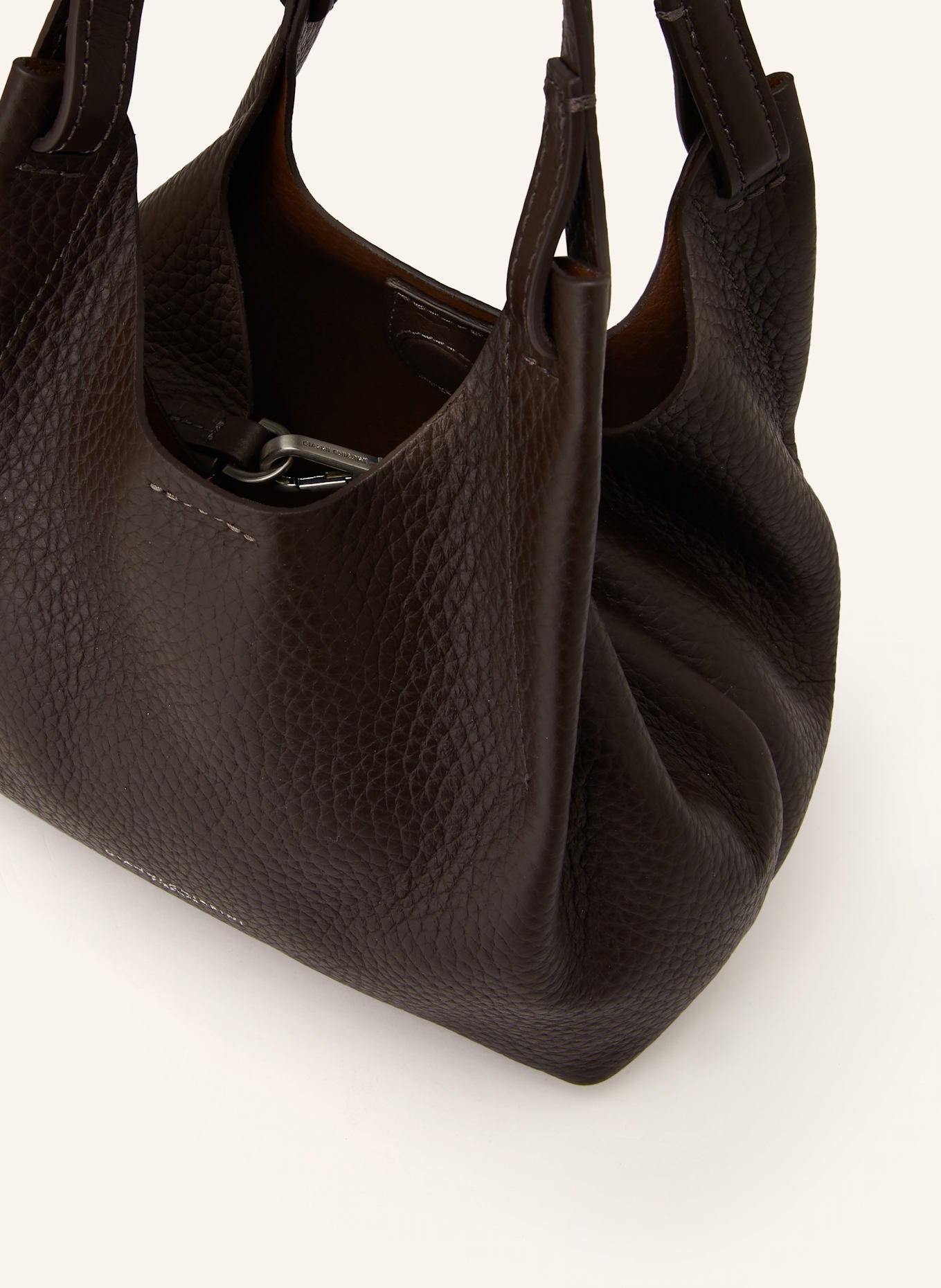 GIANNI CHIARINI Torebka DUA MEDIUM z saszetką: BRĄZOWY