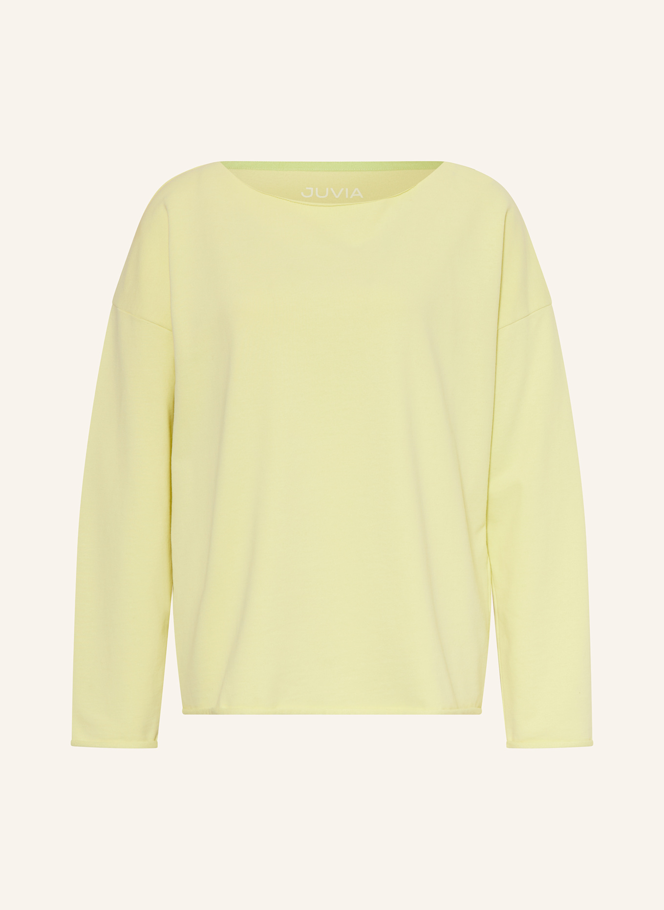 Juvia Sweatshirt JUDI: HELLGRÜN