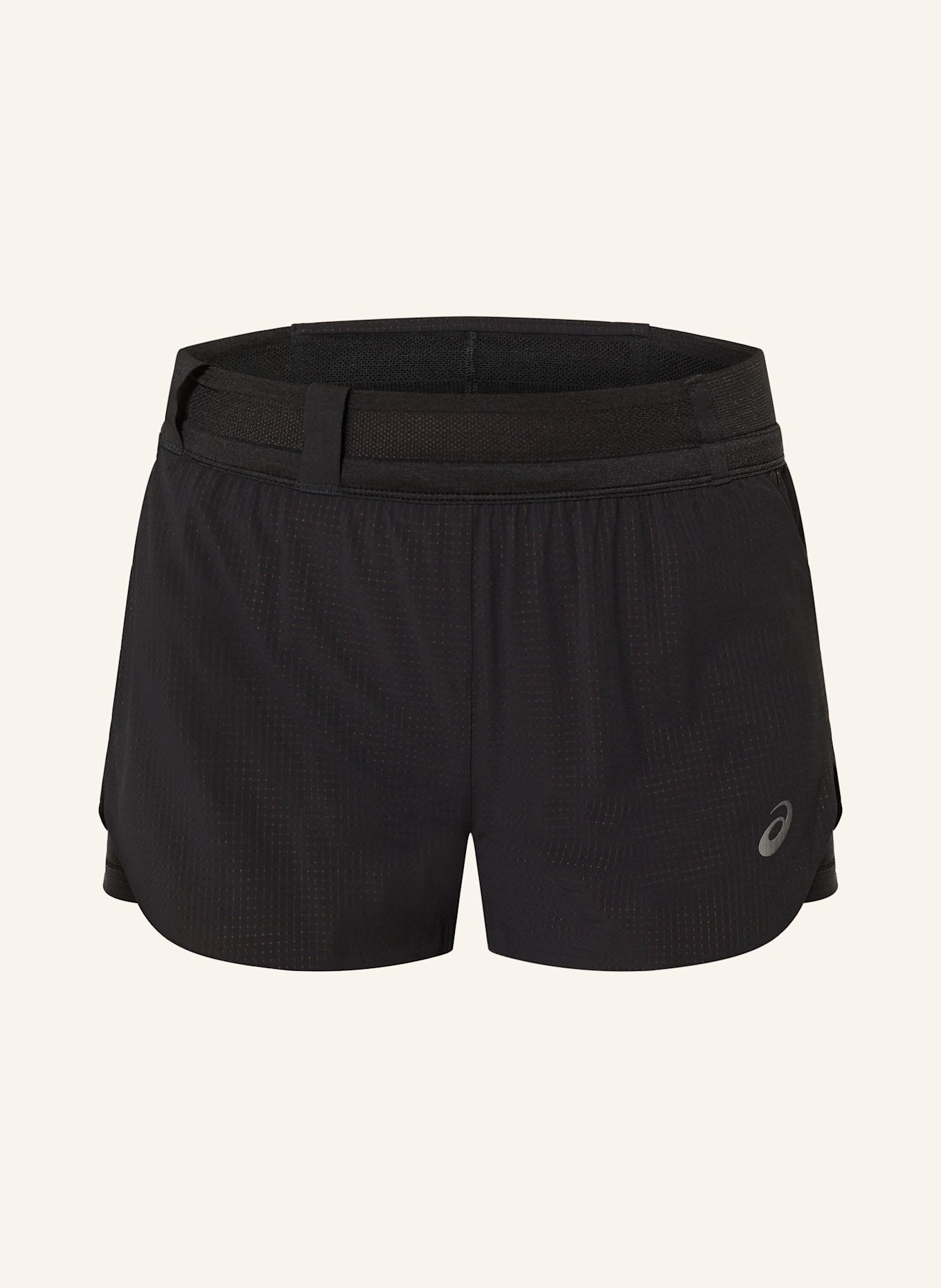 ASICS 2-in-1-Laufshorts METARUN SPLIT: SCHWARZ