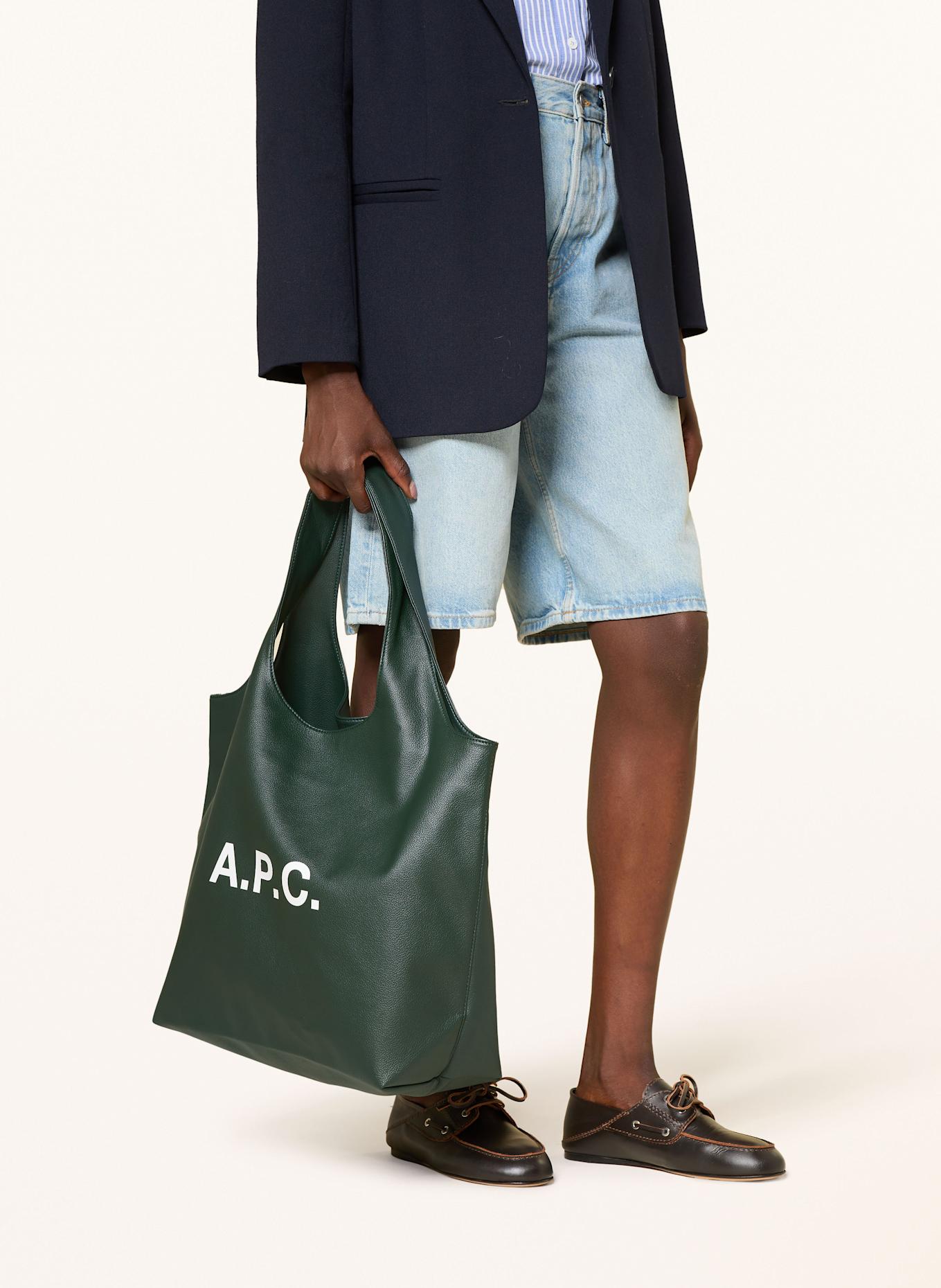 A.P.C. Shopper NINON: DARK GREEN