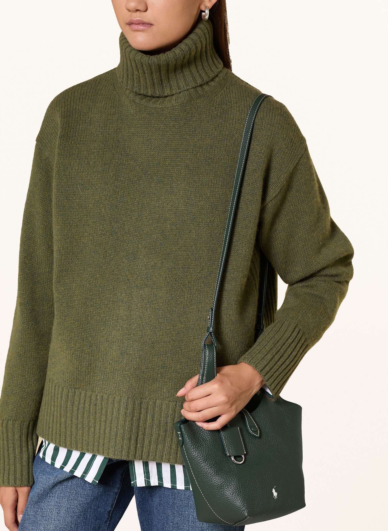 POLO RALPH LAUREN Torby shopper POLO PLAY: CIEMNOZIELONY