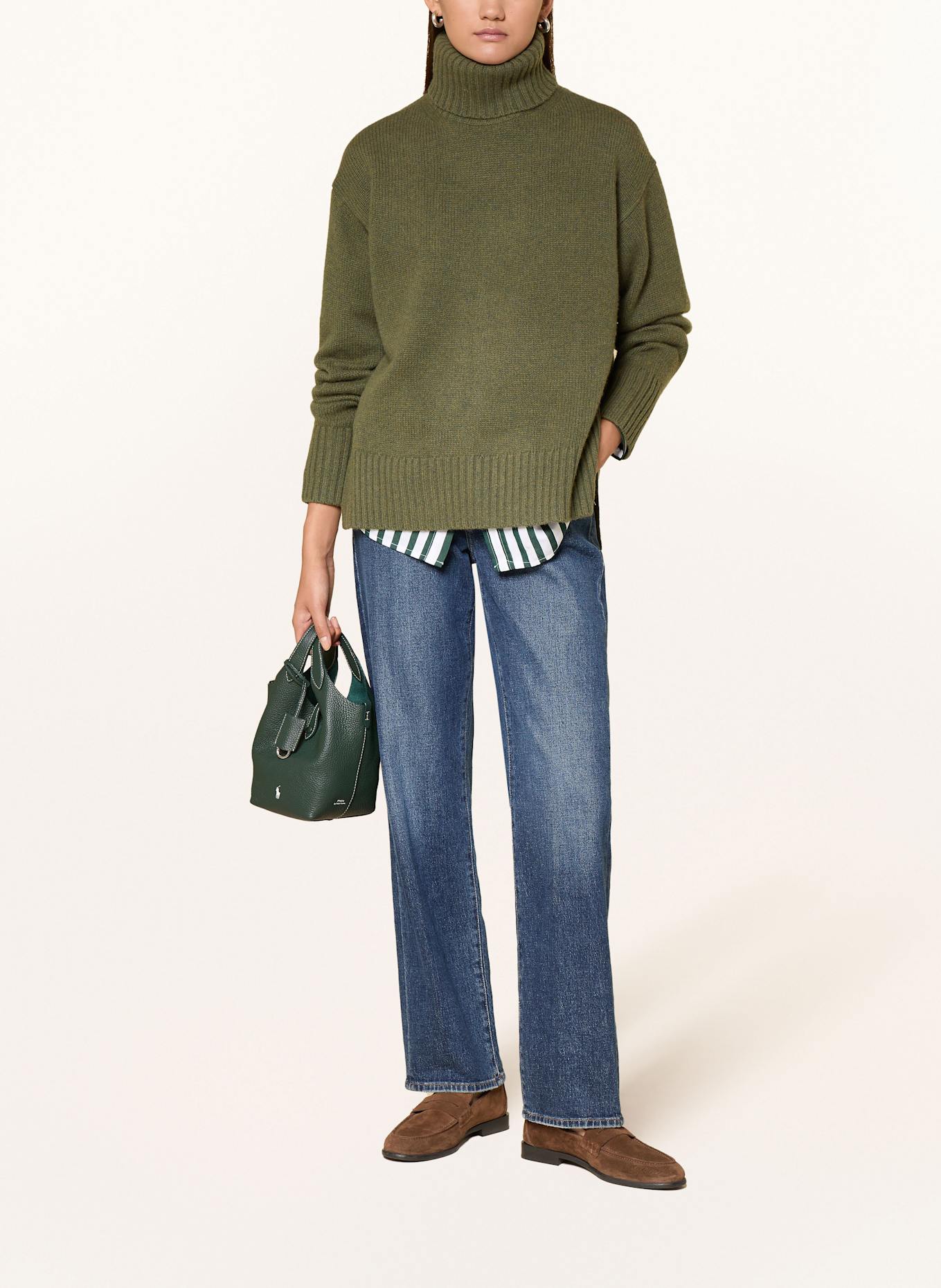 POLO RALPH LAUREN Torby shopper POLO PLAY: CIEMNOZIELONY