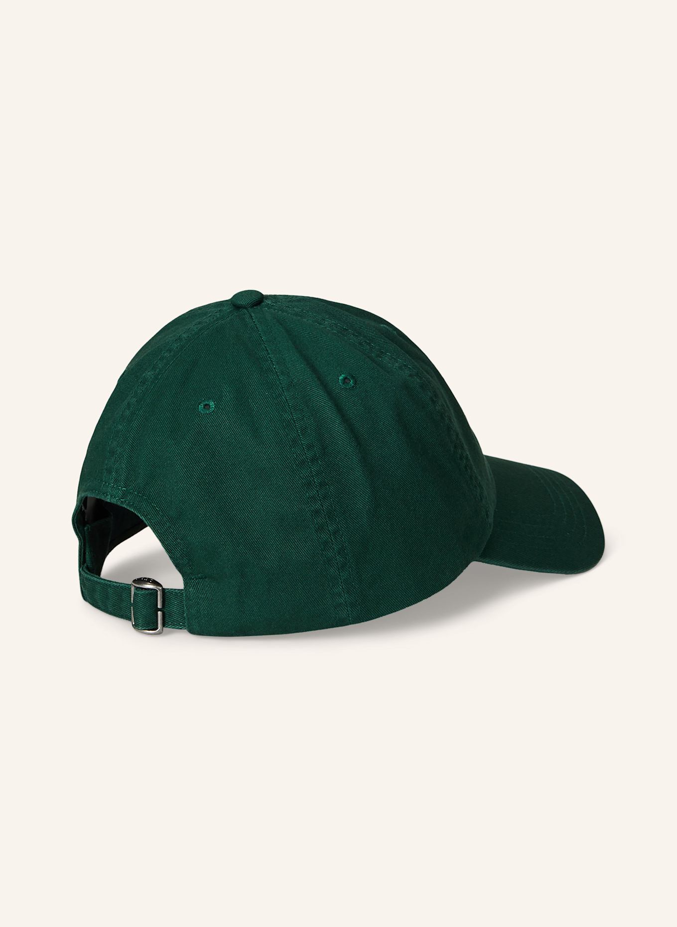 POLO RALPH LAUREN Cap: DUNKELGRÜN/ WEISS