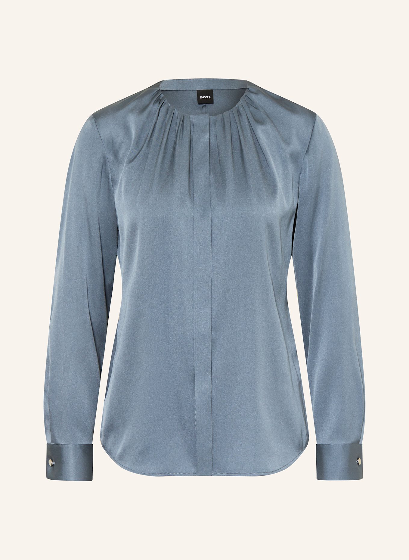 BOSS Seidenbluse BANORAH: BLAU