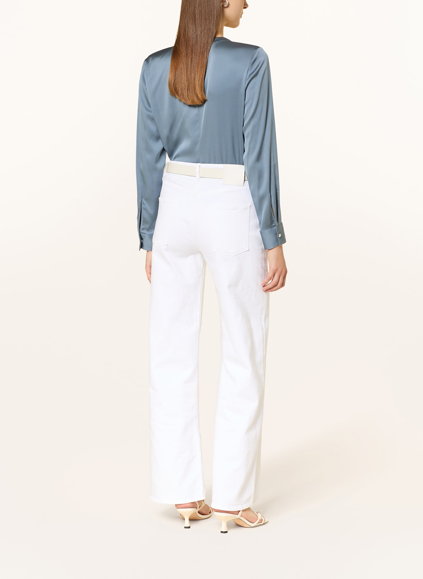 BOSS Seidenbluse BANORAH: BLAU