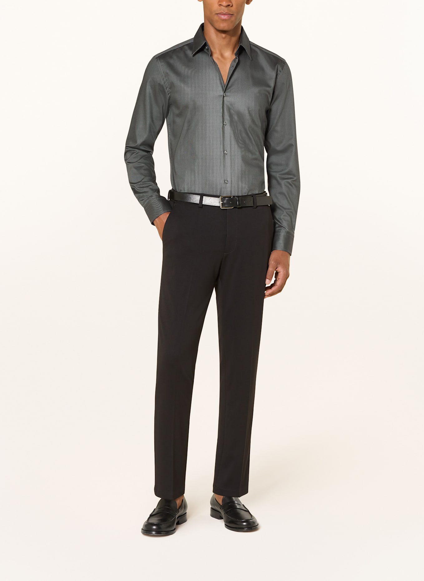 BOSS Hemd HANK Slim Fit: DUNKELGRAU