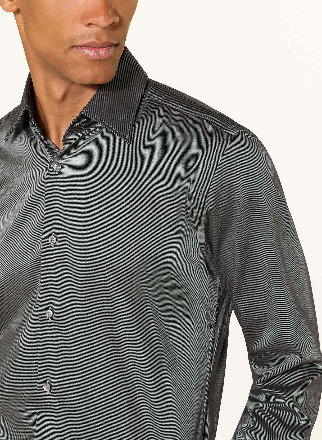 BOSS Hemd HANK Slim Fit: DUNKELGRAU