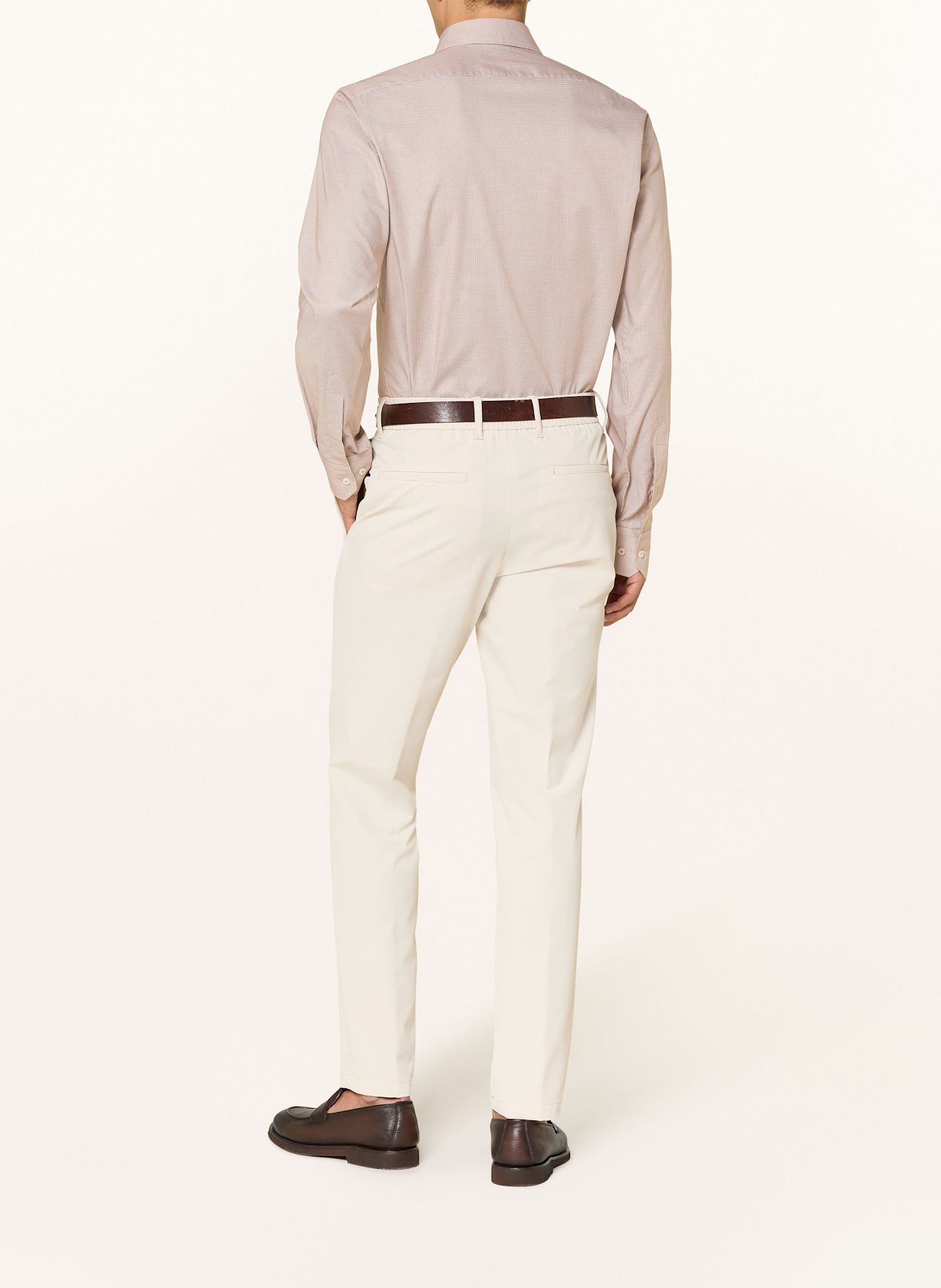 BOSS Hemd JOE Regular Fit: BEIGE / WEISS