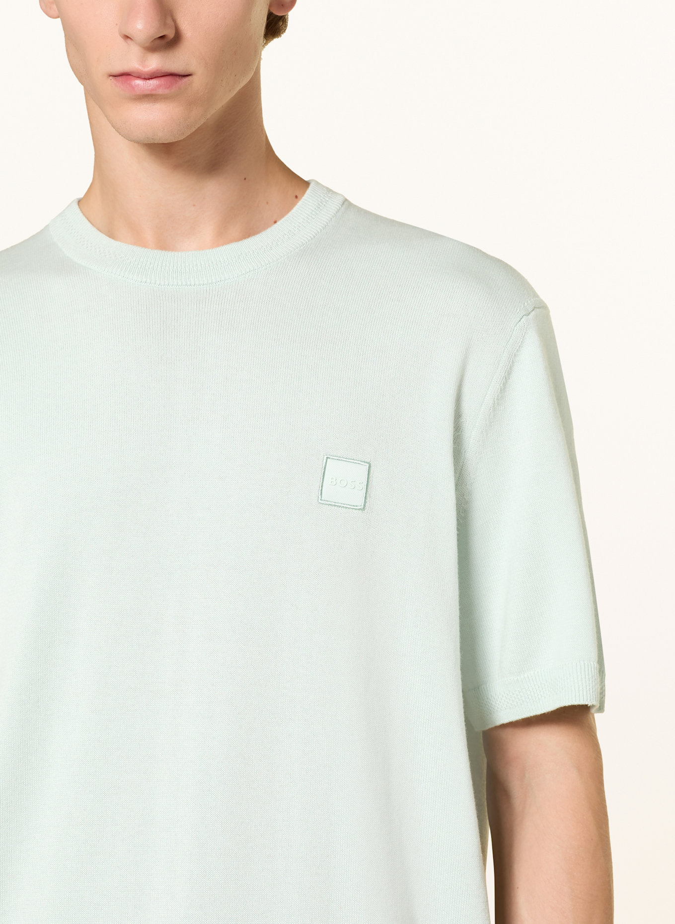 BOSS Strickshirt KANACHE: MINT