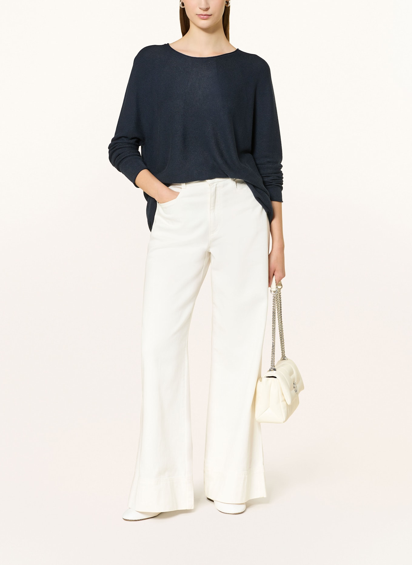 BOSS Pullover FALANDINAS: DUNKELBLAU