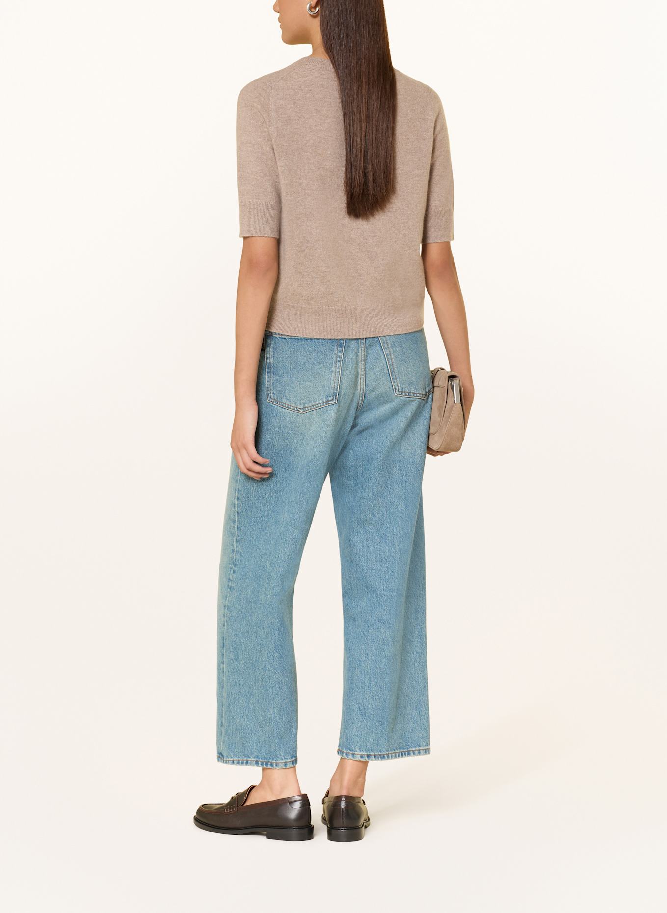 MRS & HUGS Strickshirt aus Cashmere: TAUPE