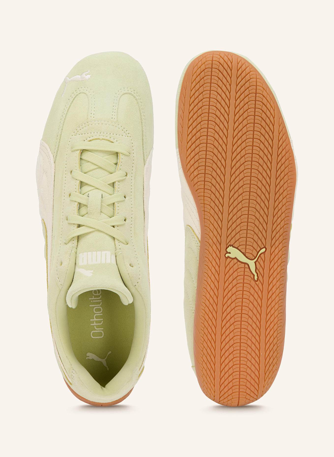 PUMA Sneaker SPEEDCAT OG: HELLGRÜN / ECRU