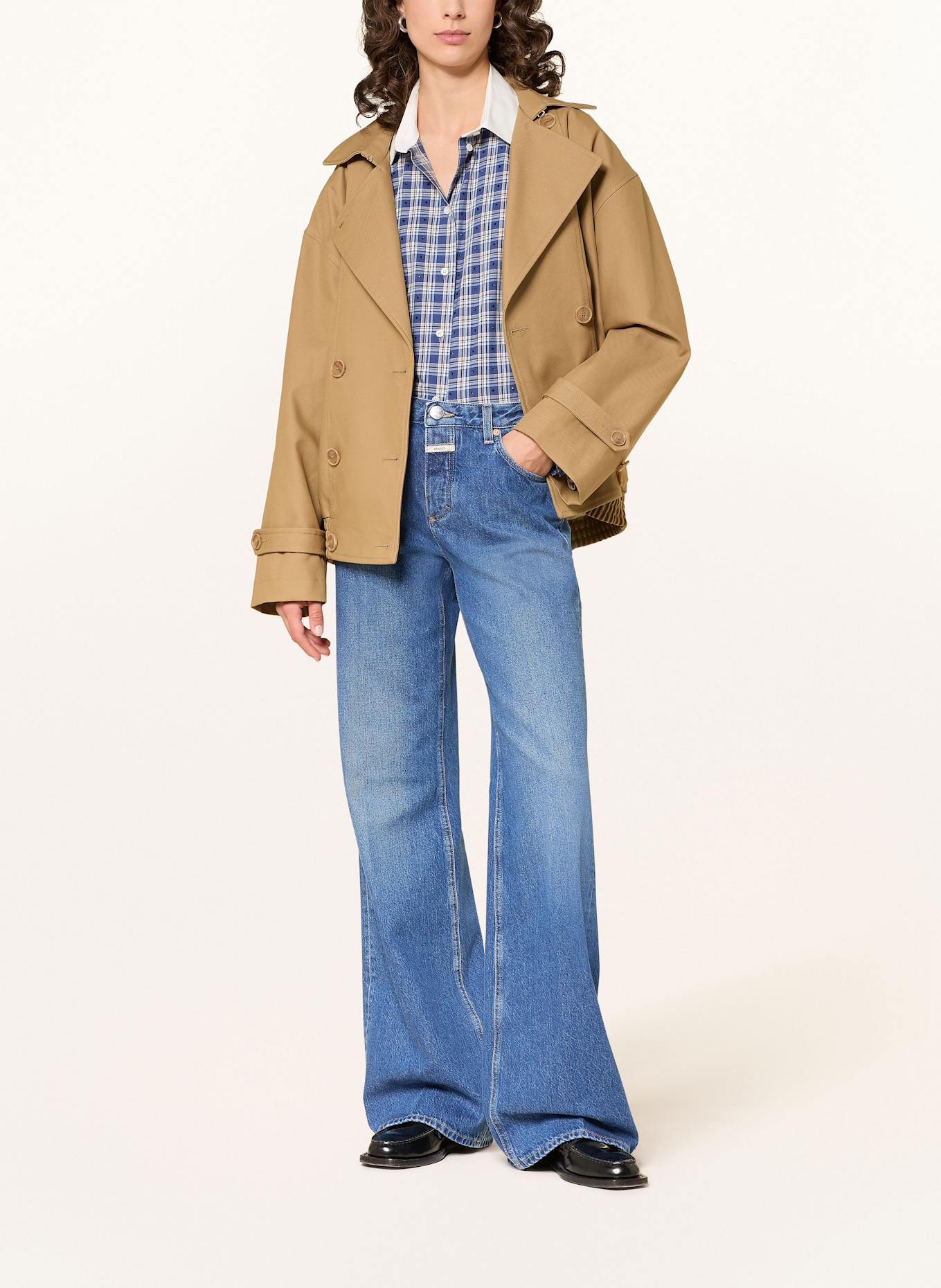 CLOSED Wide Leg Jeans GILLAN: MBL MID BLUE