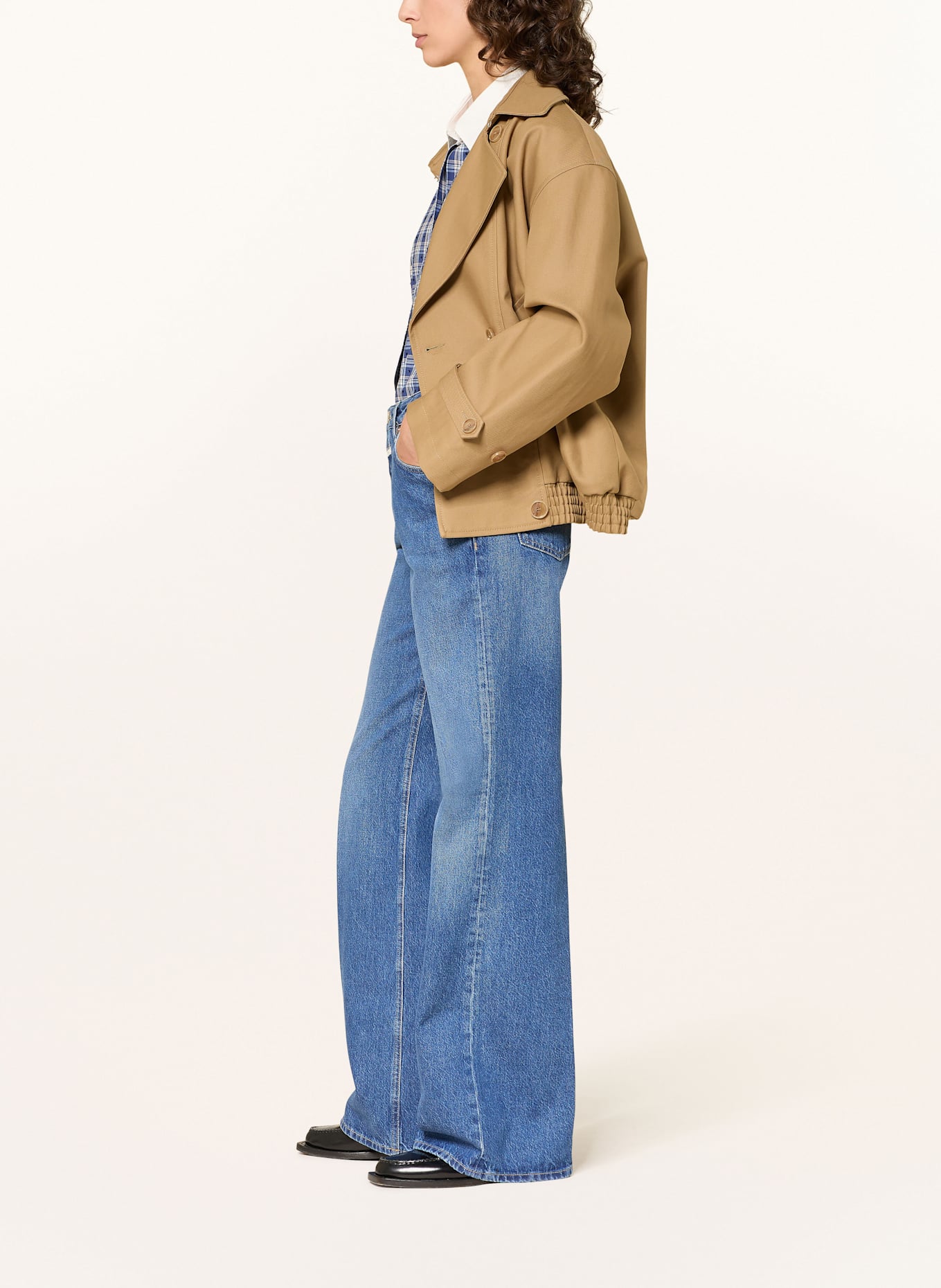 CLOSED Wide Leg Jeans GILLAN: MBL MID BLUE