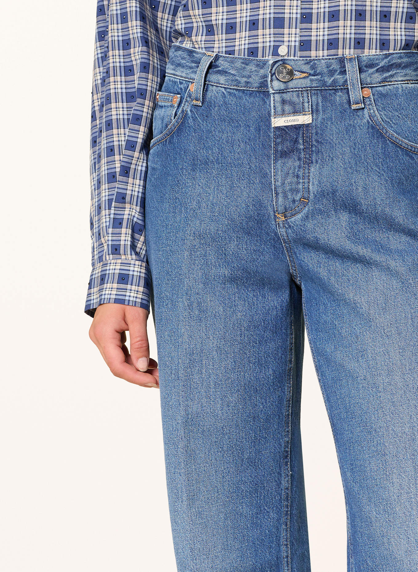 CLOSED Wide Leg Jeans GILLAN: MBL MID BLUE