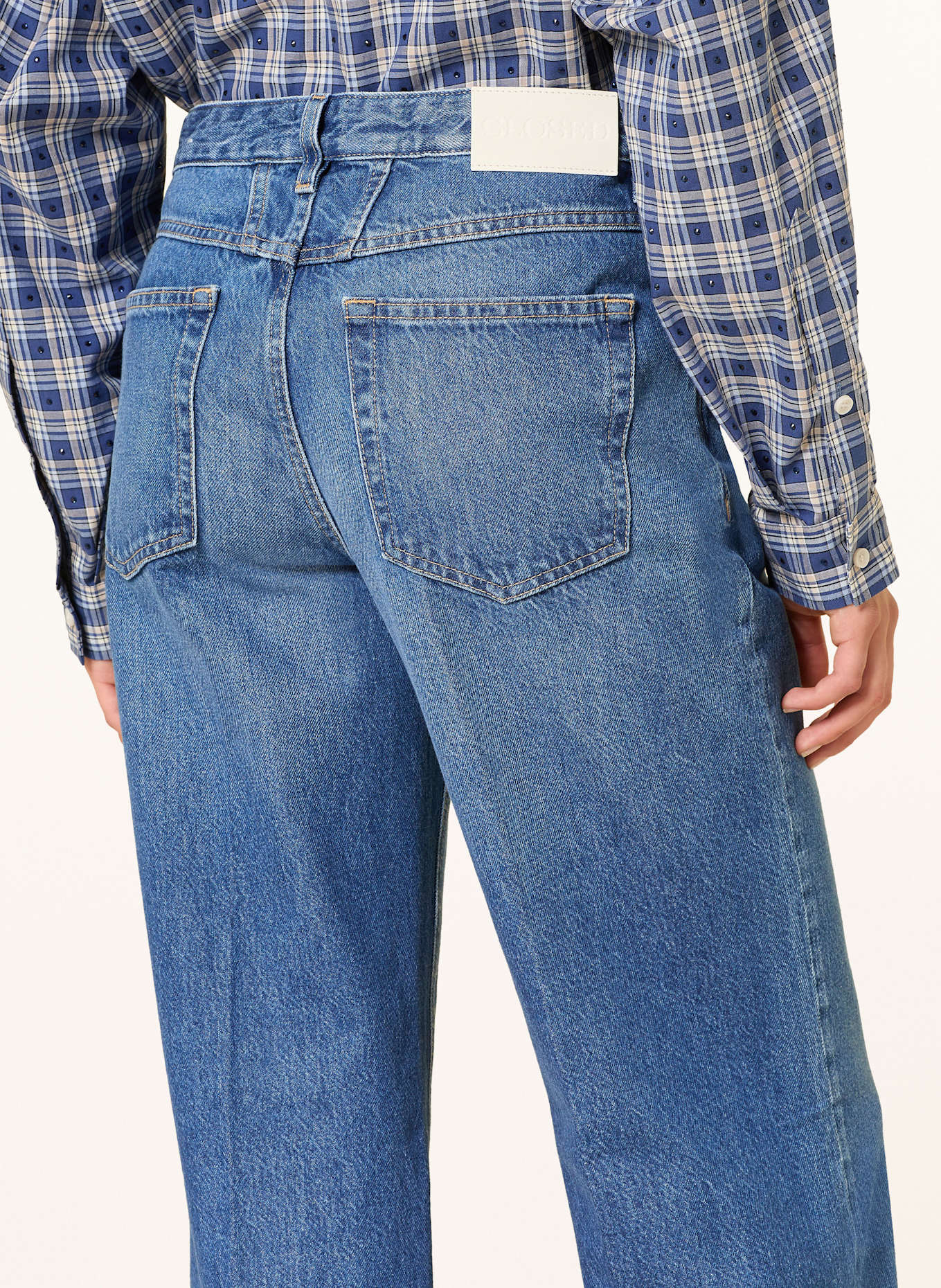CLOSED Wide Leg Jeans GILLAN: MBL MID BLUE