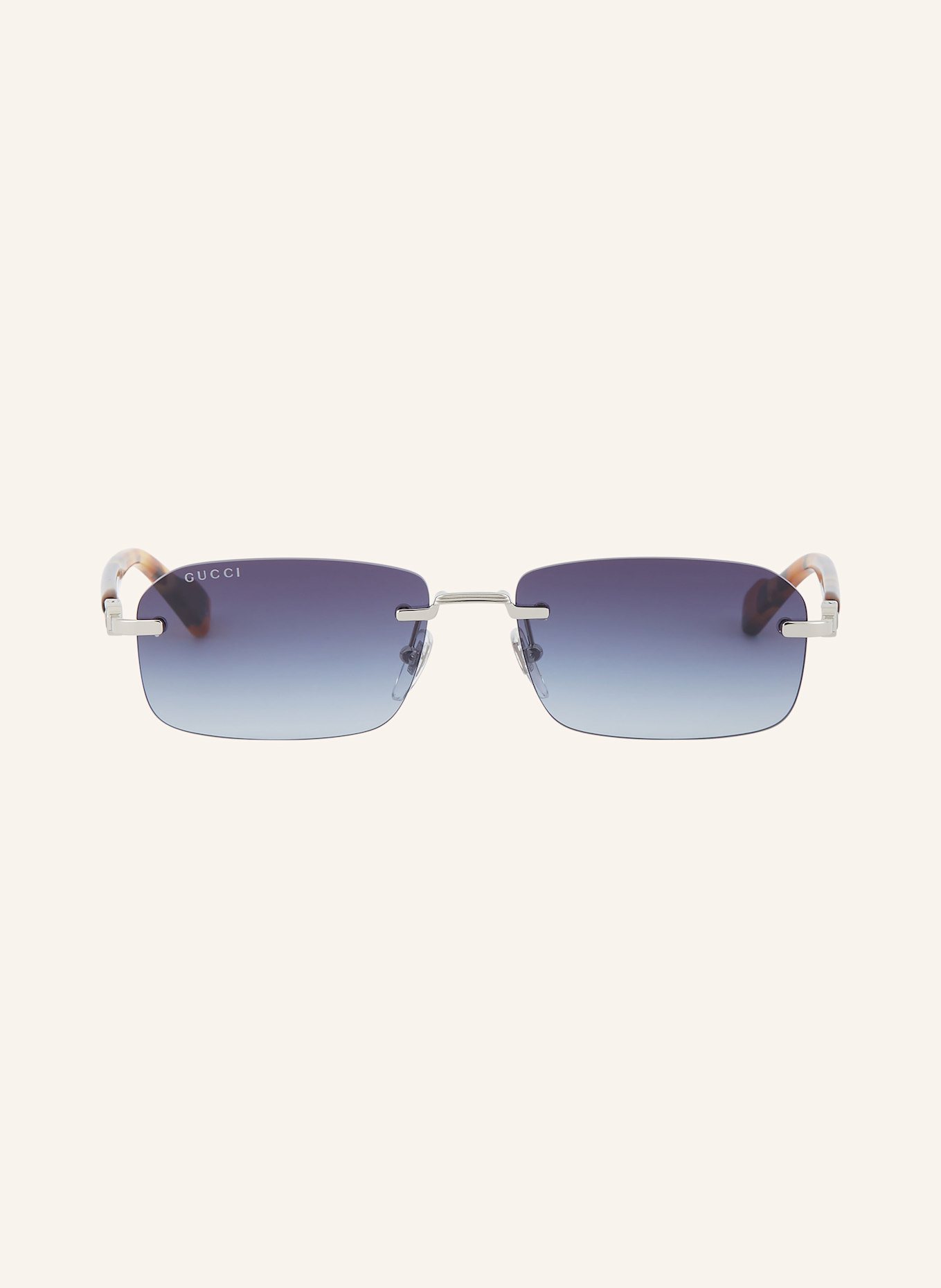 GUCCI Sonnenbrille GC001968: 4100B2 - SILBER/ BLAU VERLAUF