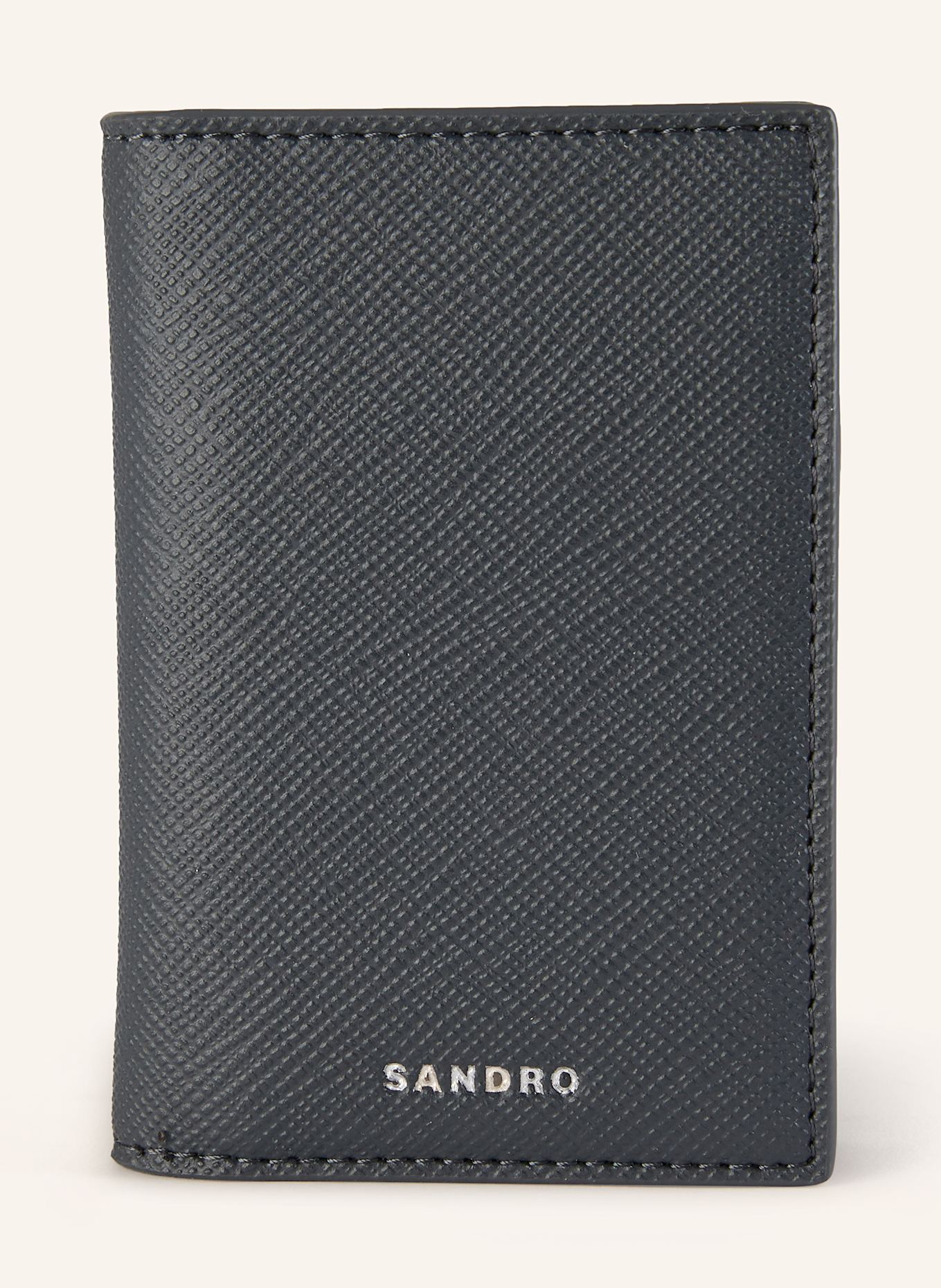 SANDRO Etui na karty: CZIEMNOSZARY