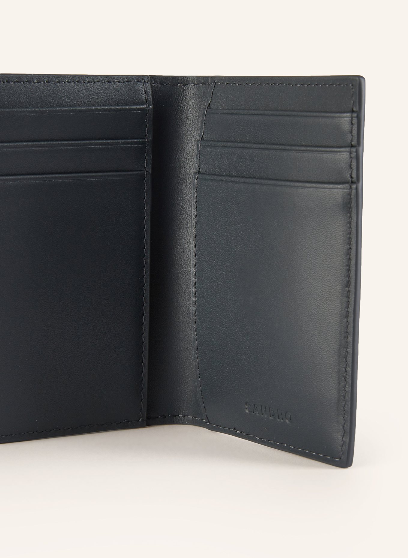 SANDRO Etui na karty: CZIEMNOSZARY