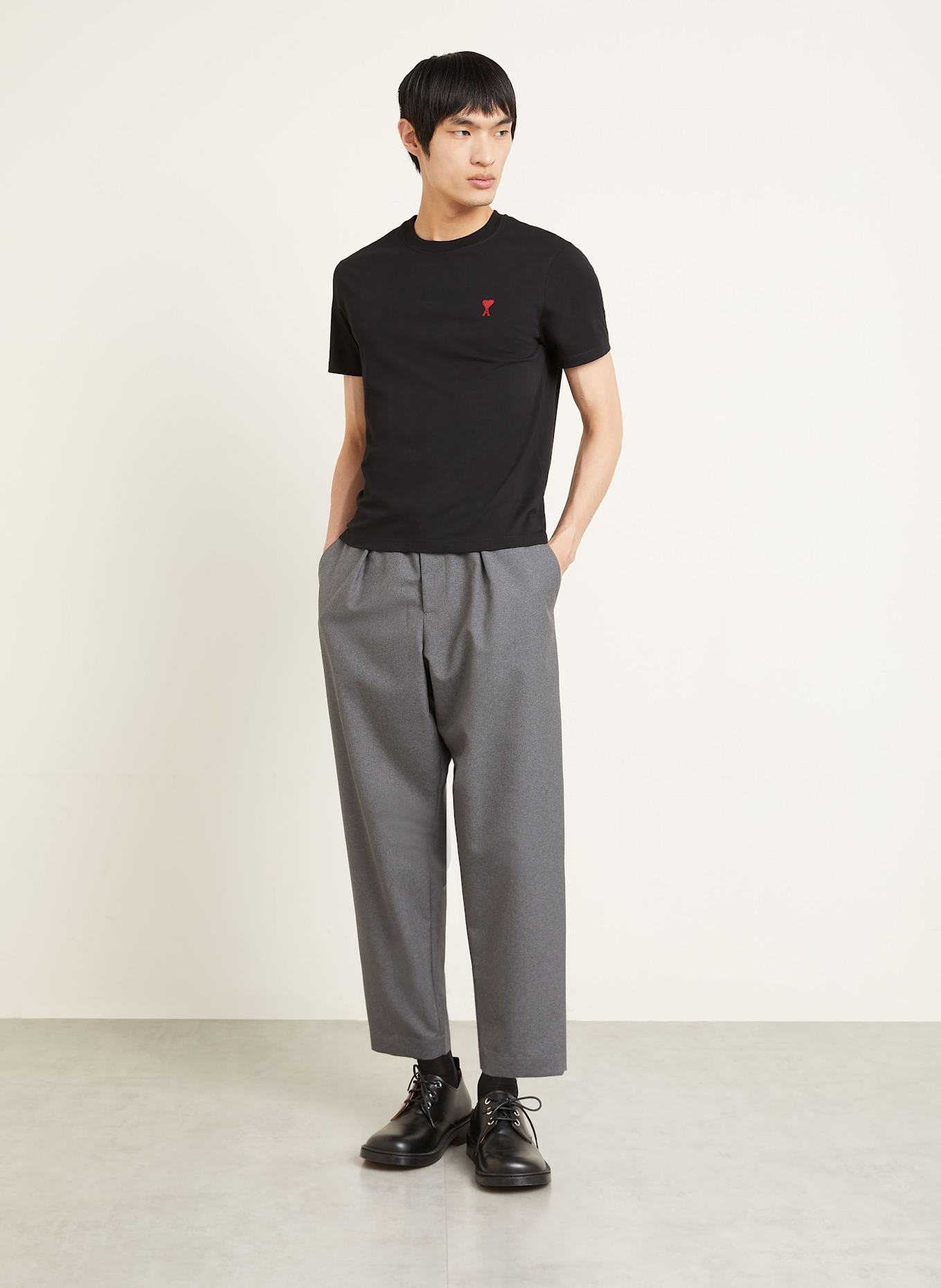 AMI PARIS T-Shirt: SCHWARZ