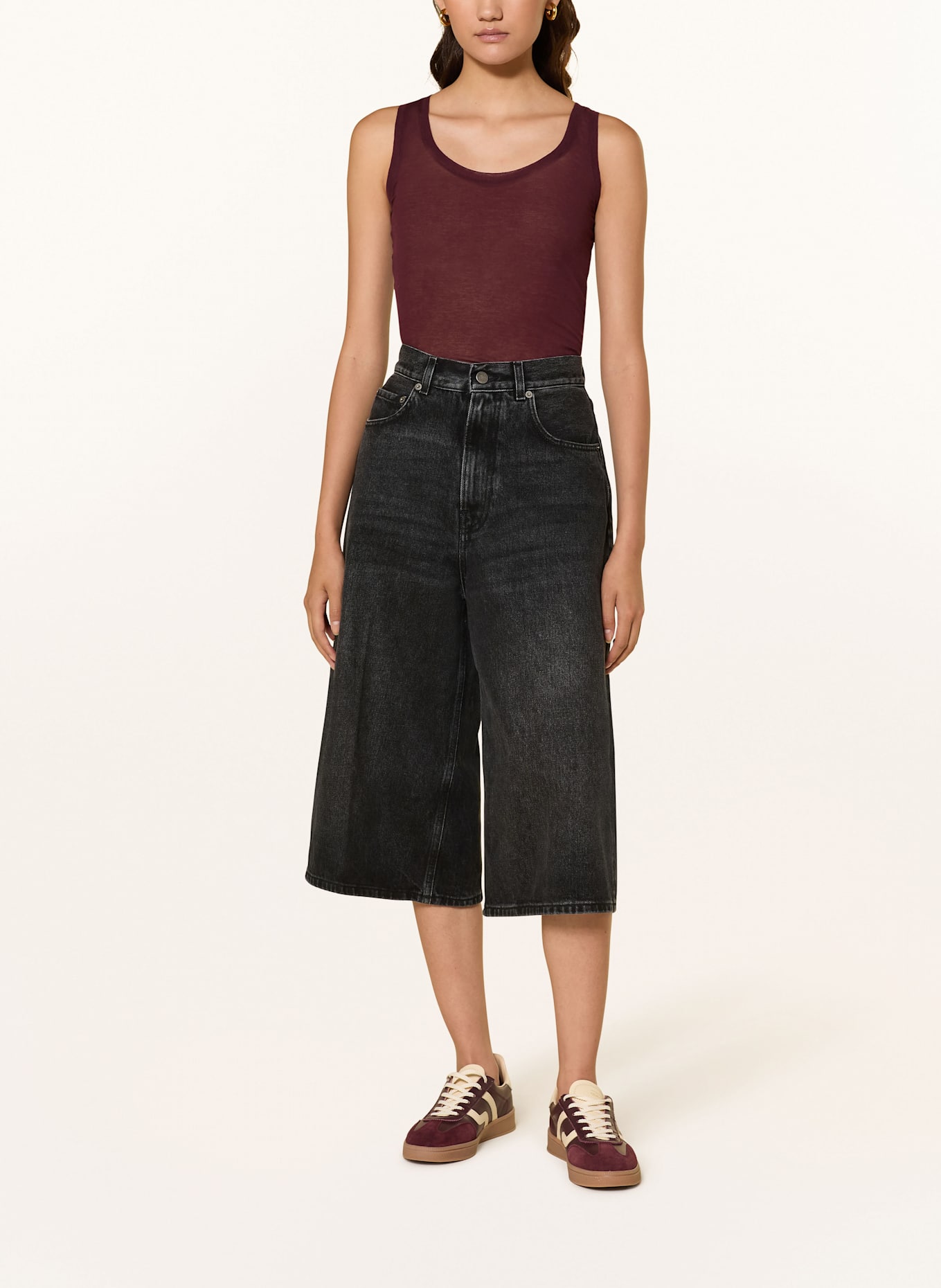 American Vintage Tank top: CIEMNOCZERWONY