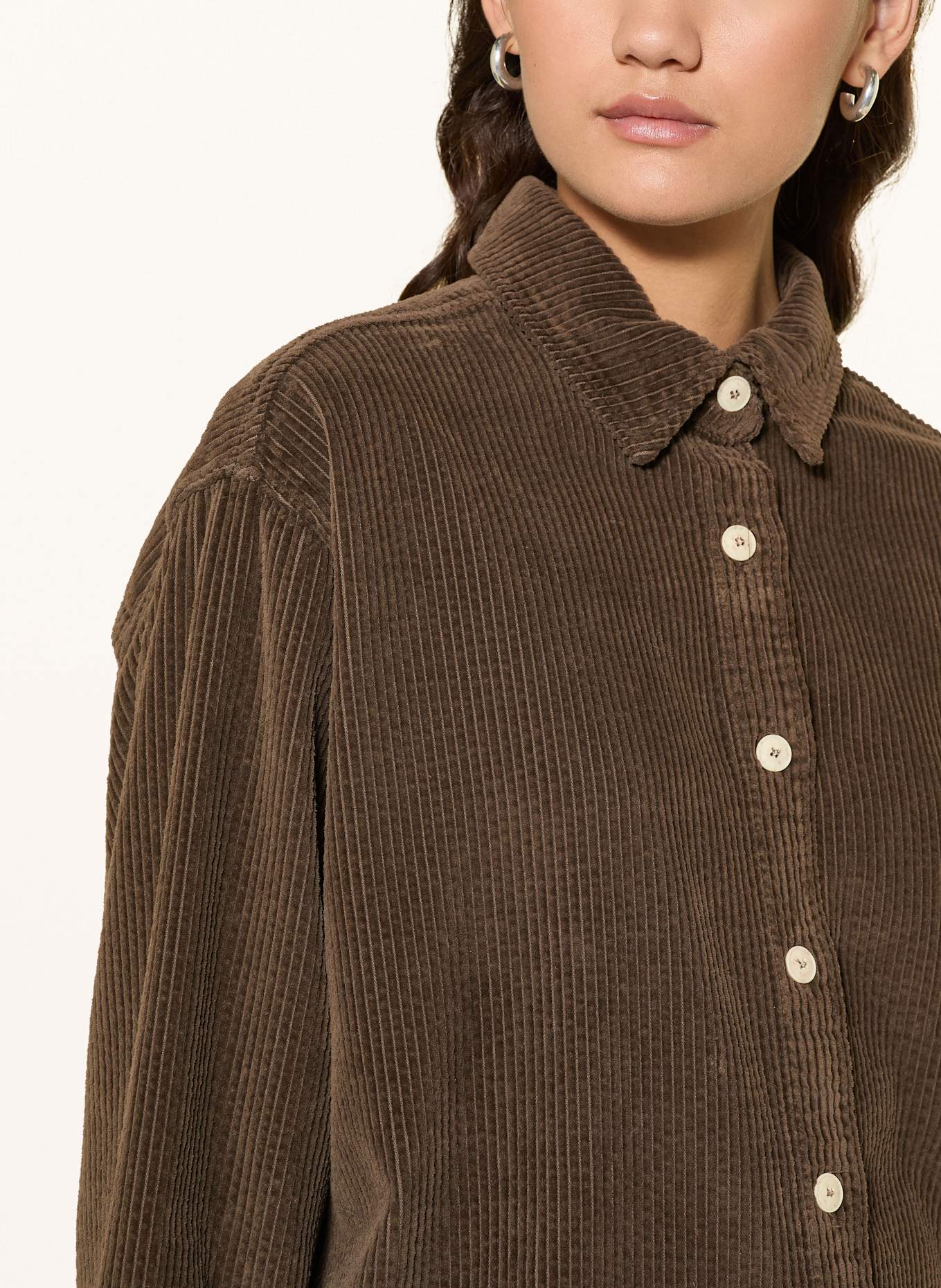 American Vintage Koszula wierzchnia ze sztruksu PADOW: KHAKI