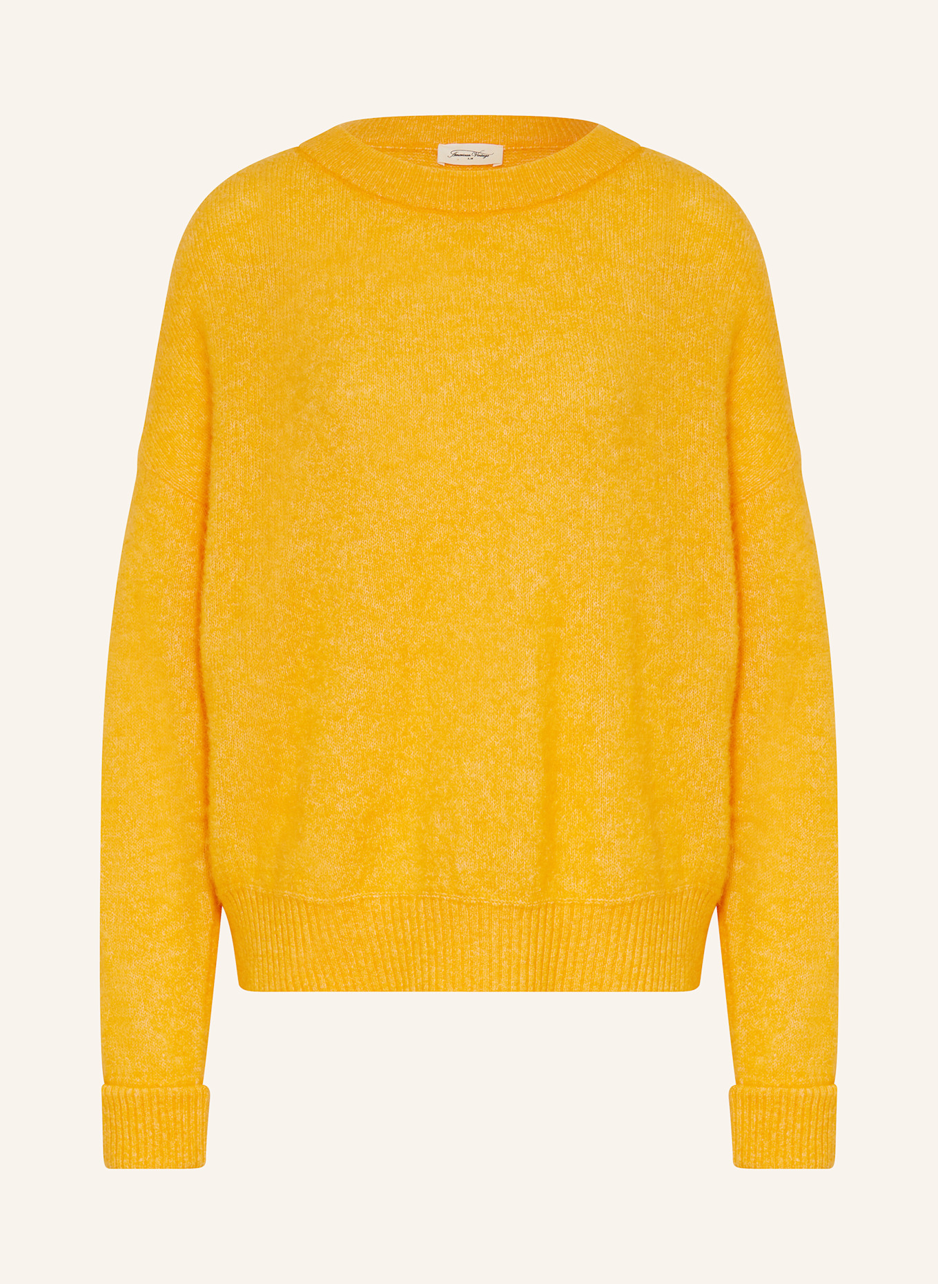 American Vintage Swetry VITOW z dodatkiem alpaki: POMARAŃCZOWY