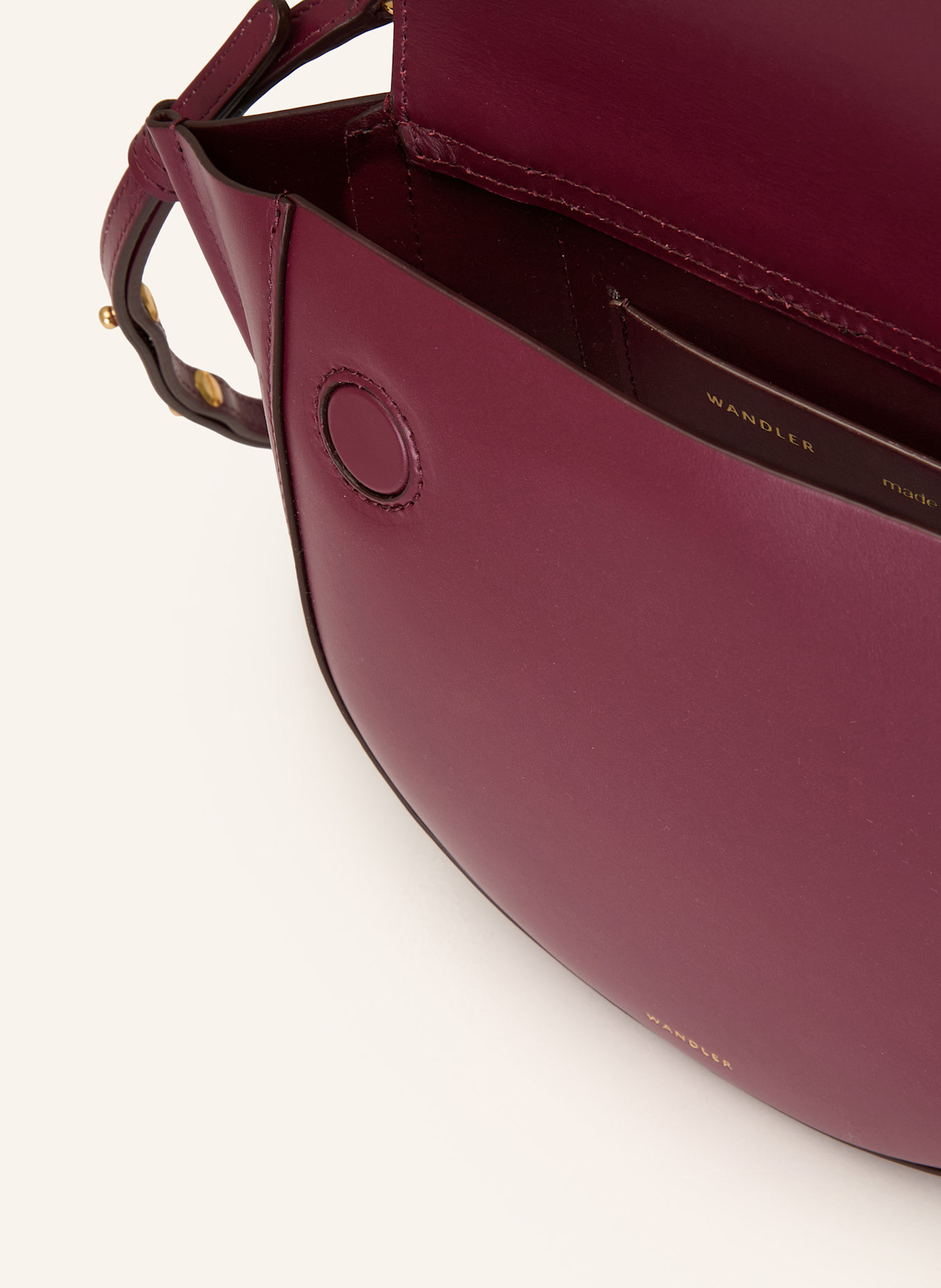 WANDLER Umhängetasche HORTENSIA MINI: DUNKELROT
